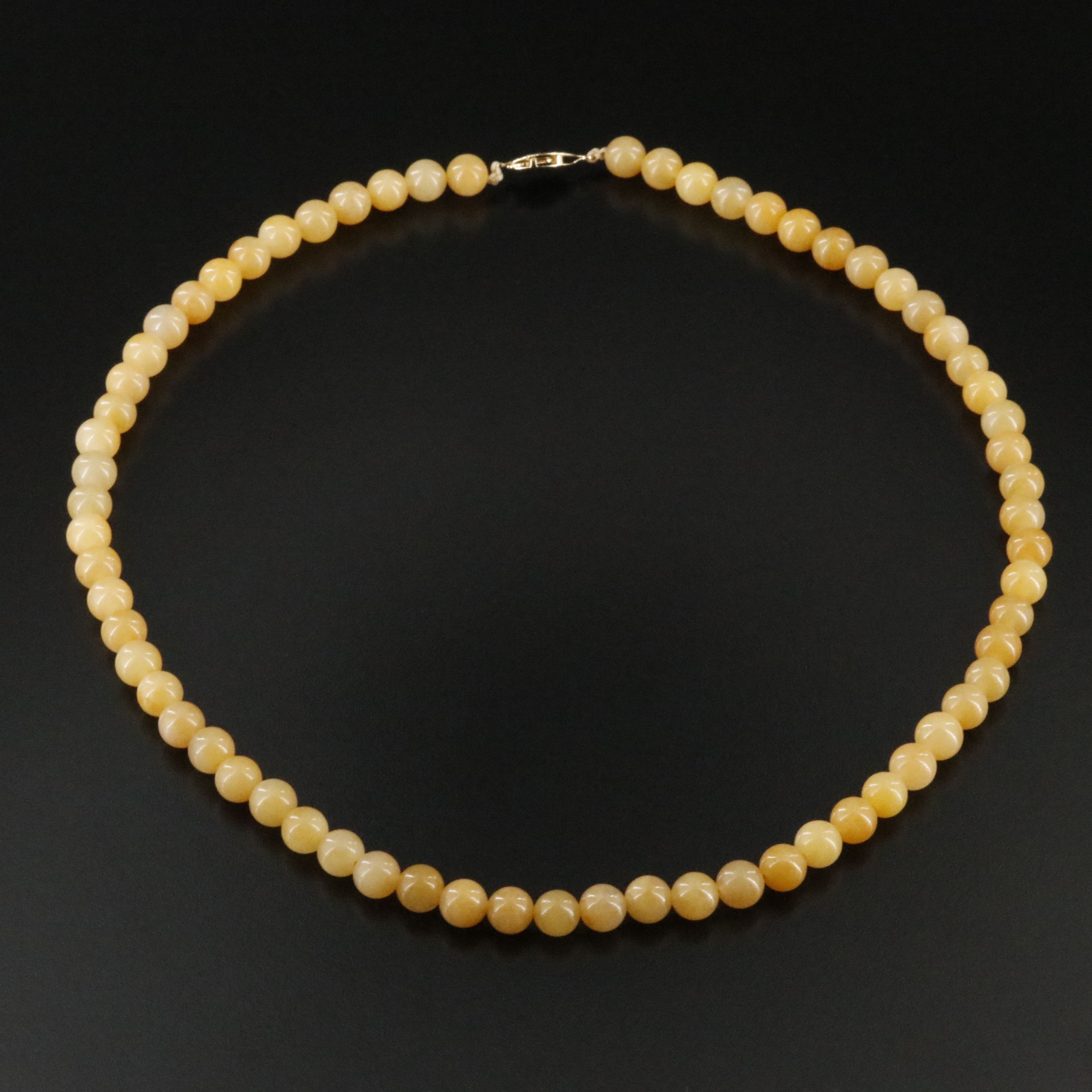 Quartzite Bead Necklace