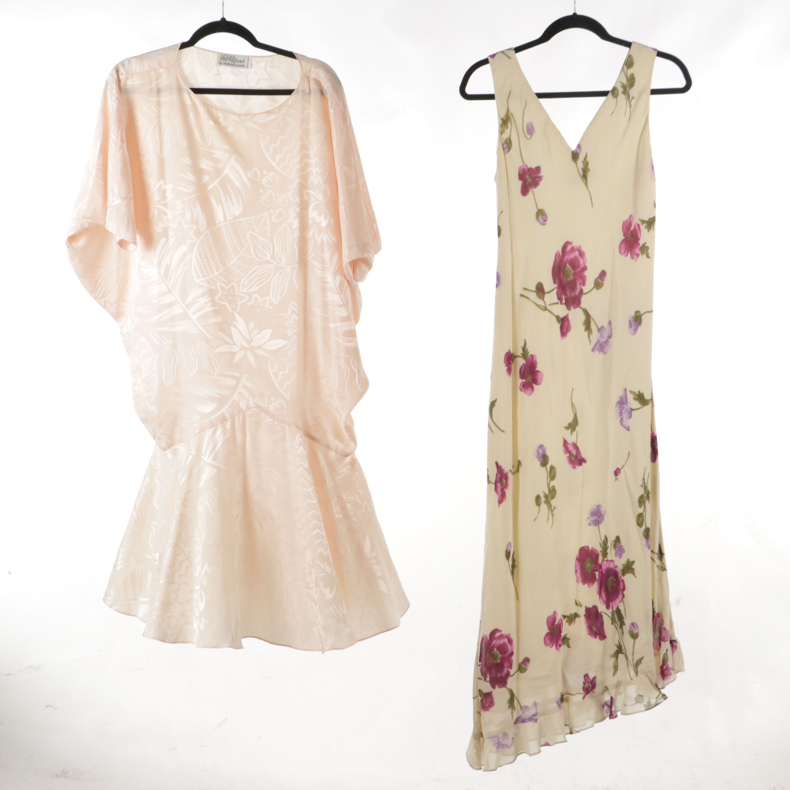 Lauren Ralph Lauren Brown Floral Silk Dress, Donna Ricco Maxi Dress, and More
