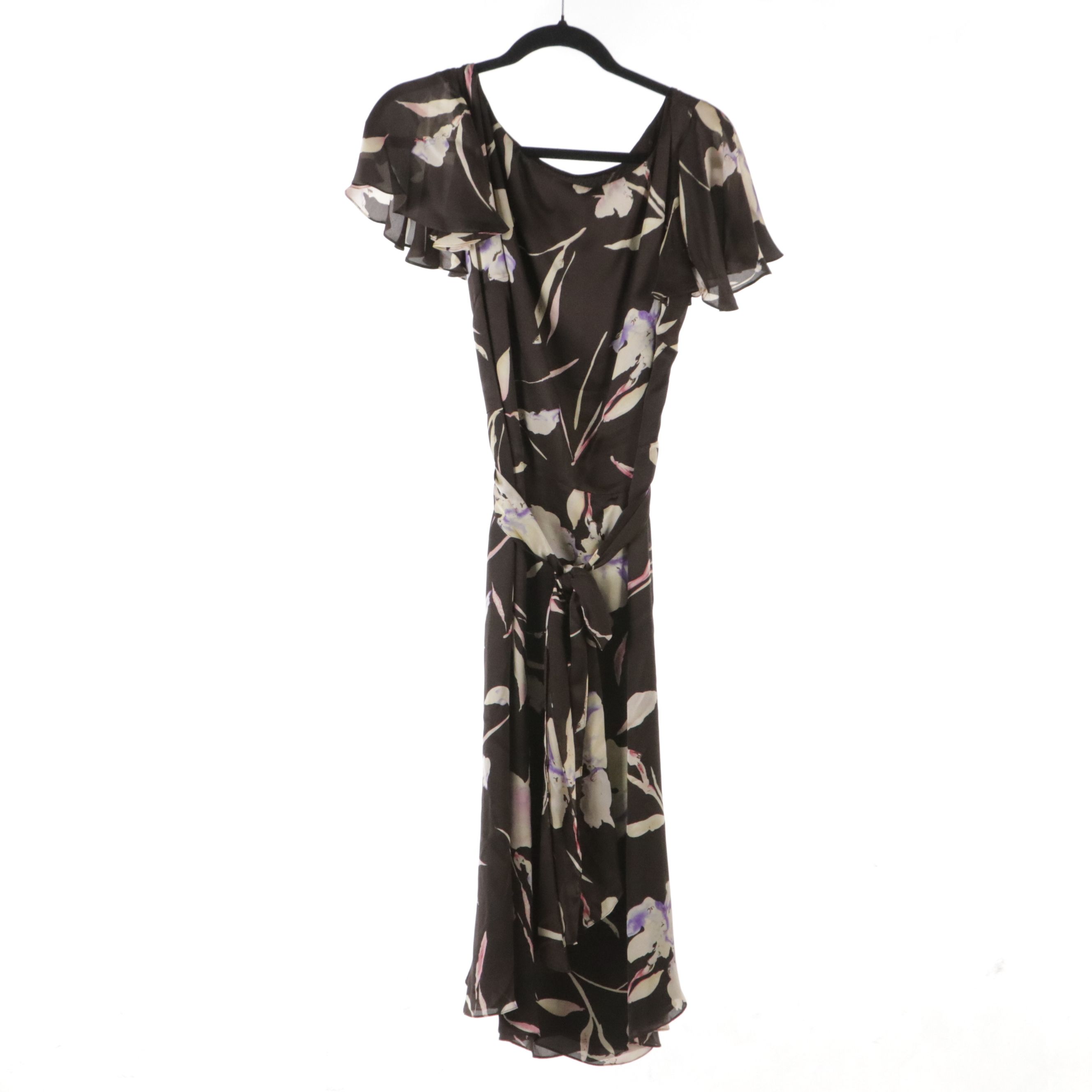 Lauren Ralph Lauren Brown Floral Silk Dress, Donna Ricco Maxi Dress, and More