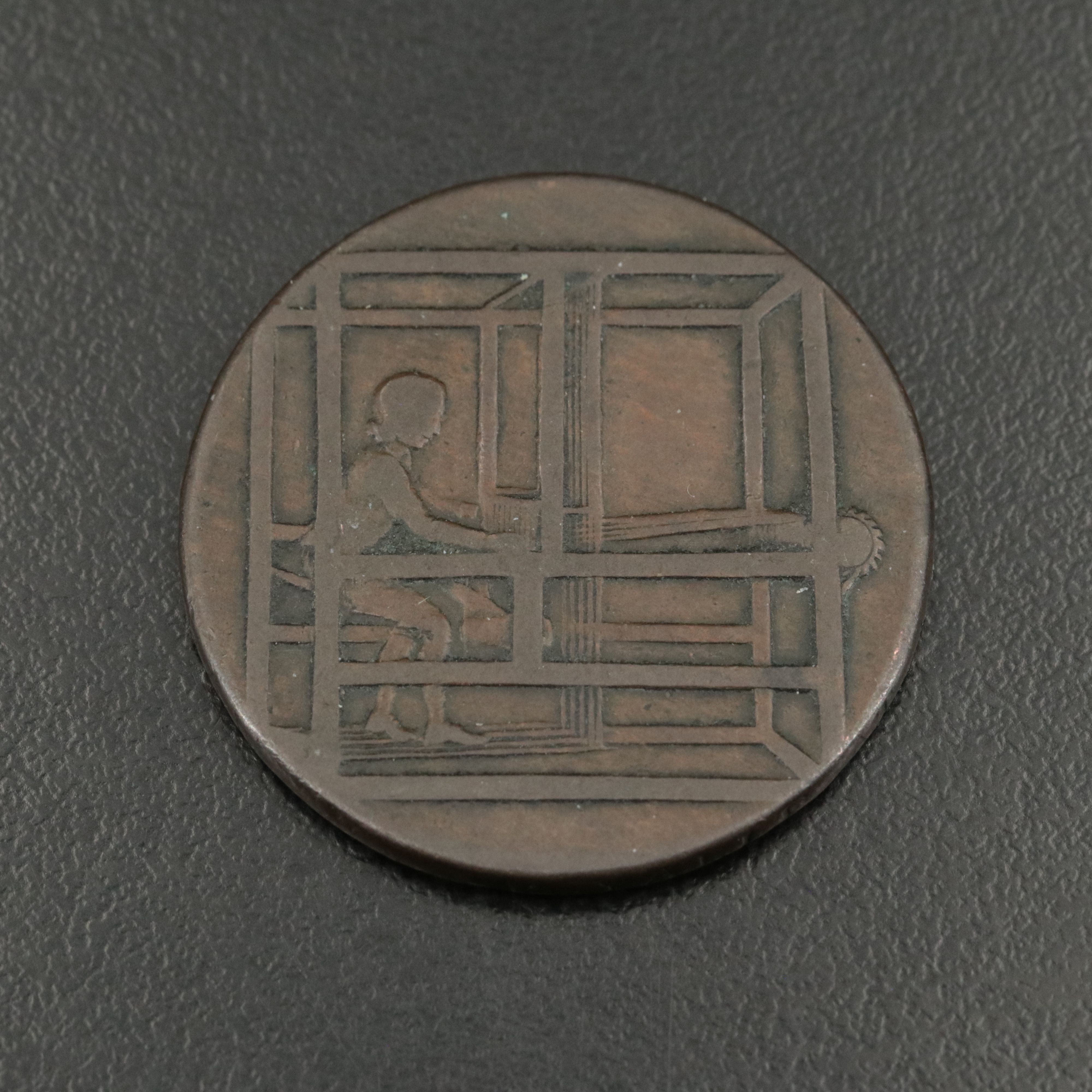 1792 English Condor Half Penny Token