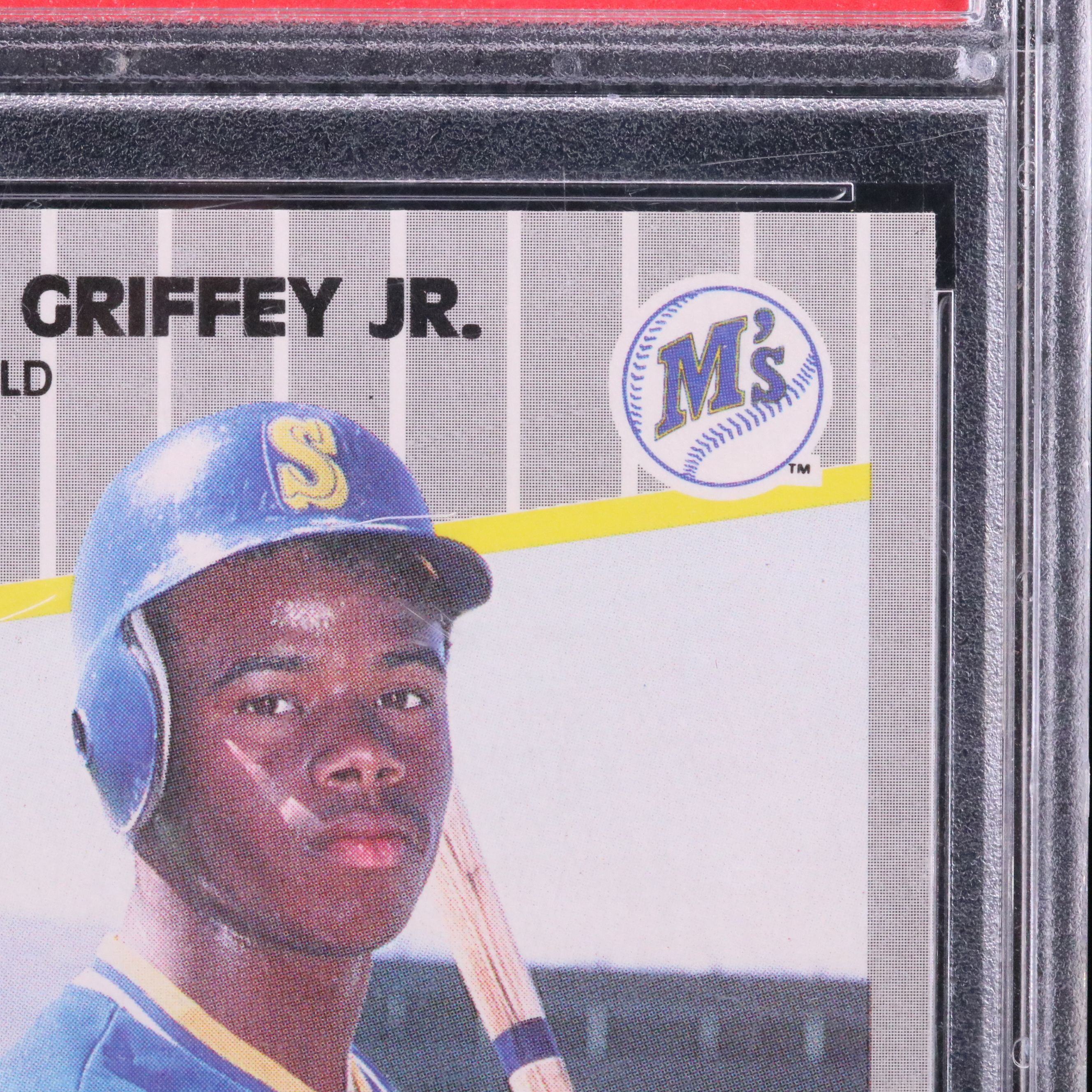 1989 Fleer Ken Griffey Jr. Rookie Baseball Card Graded PSA 9