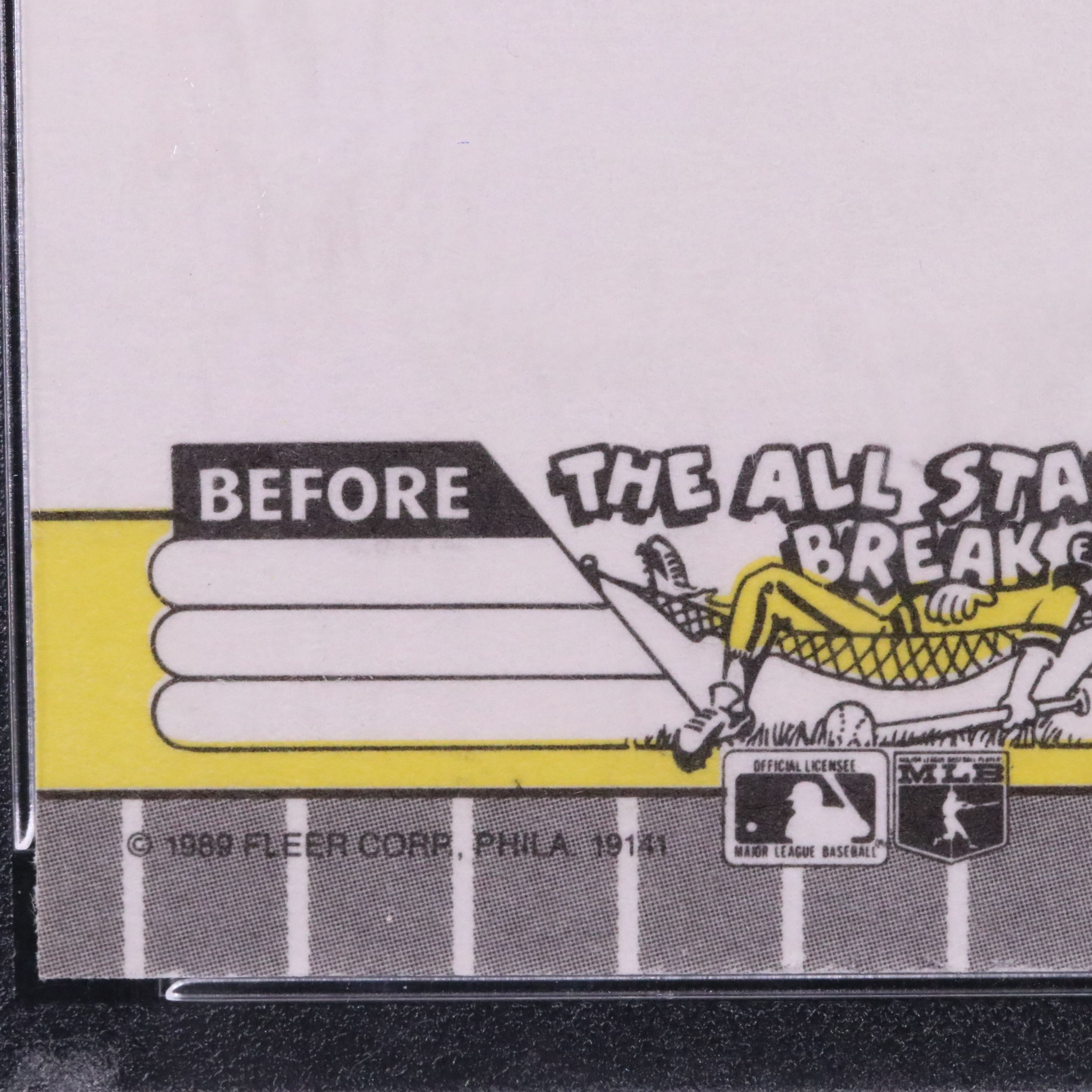 1989 Fleer Ken Griffey Jr. Rookie Baseball Card Graded PSA 9