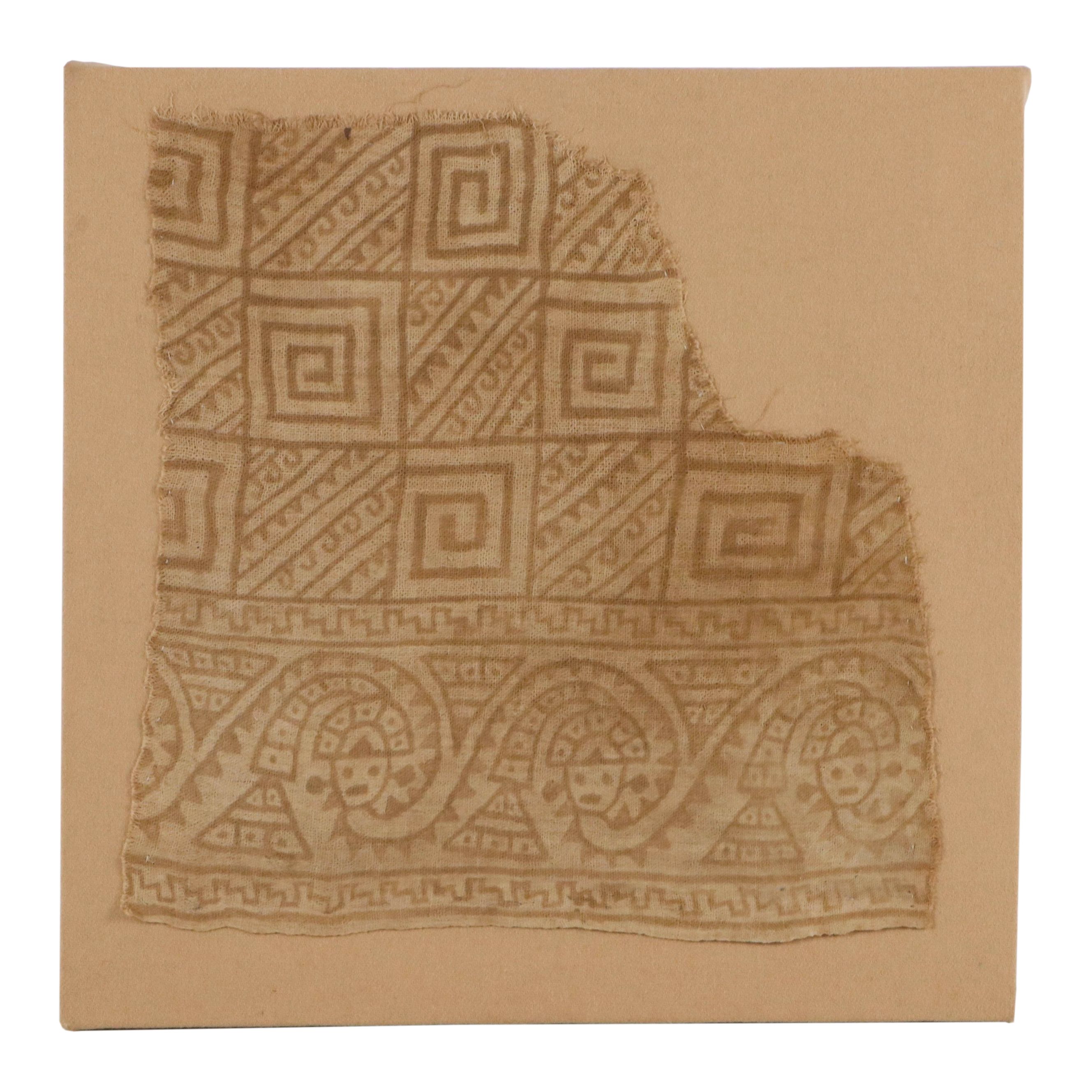 North Coastal Chancay Textile Fragment, Late Intermittent Period