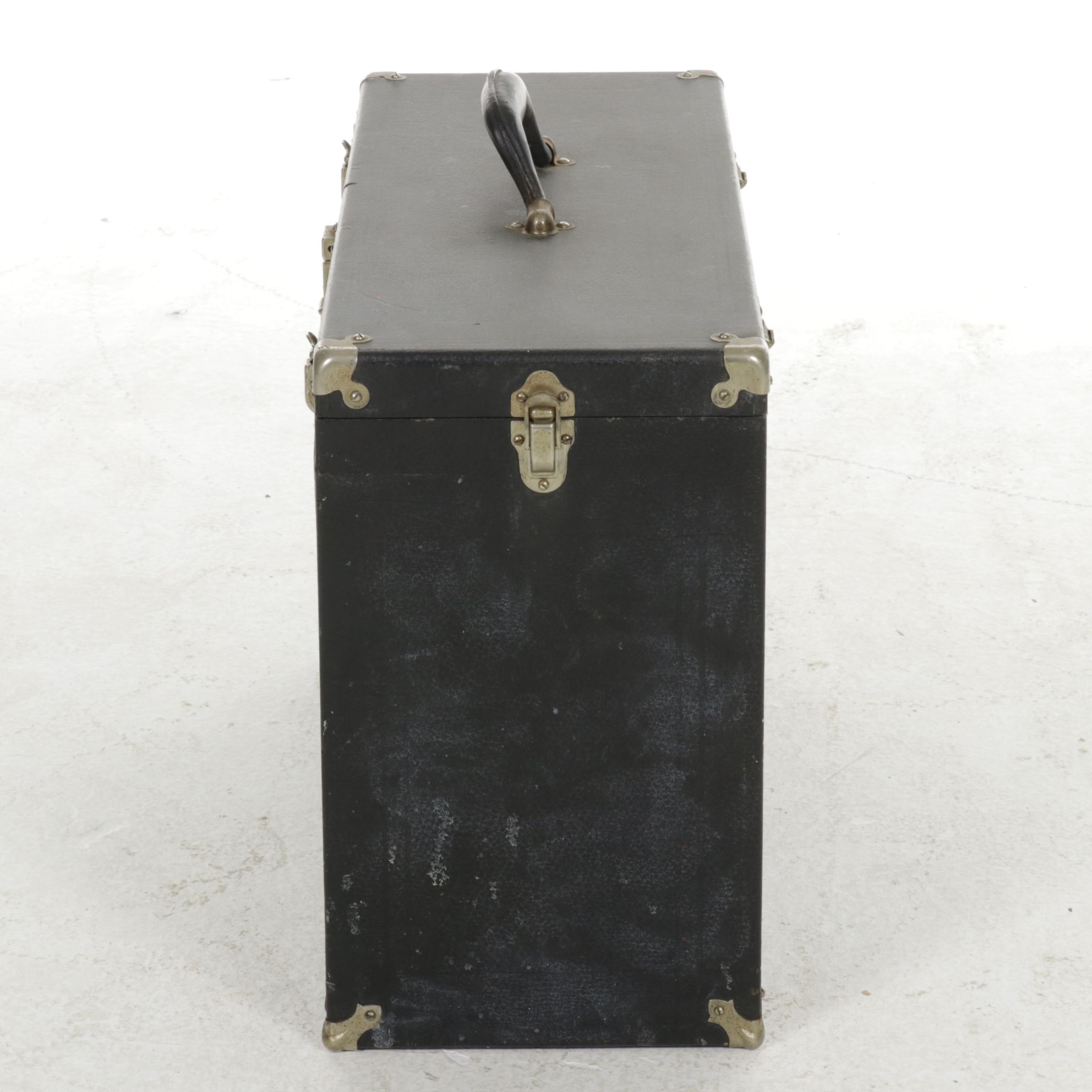 H. Gerstner & Sons Leatherette and Oak Machinist's Tool Chest, Mid-20th Century