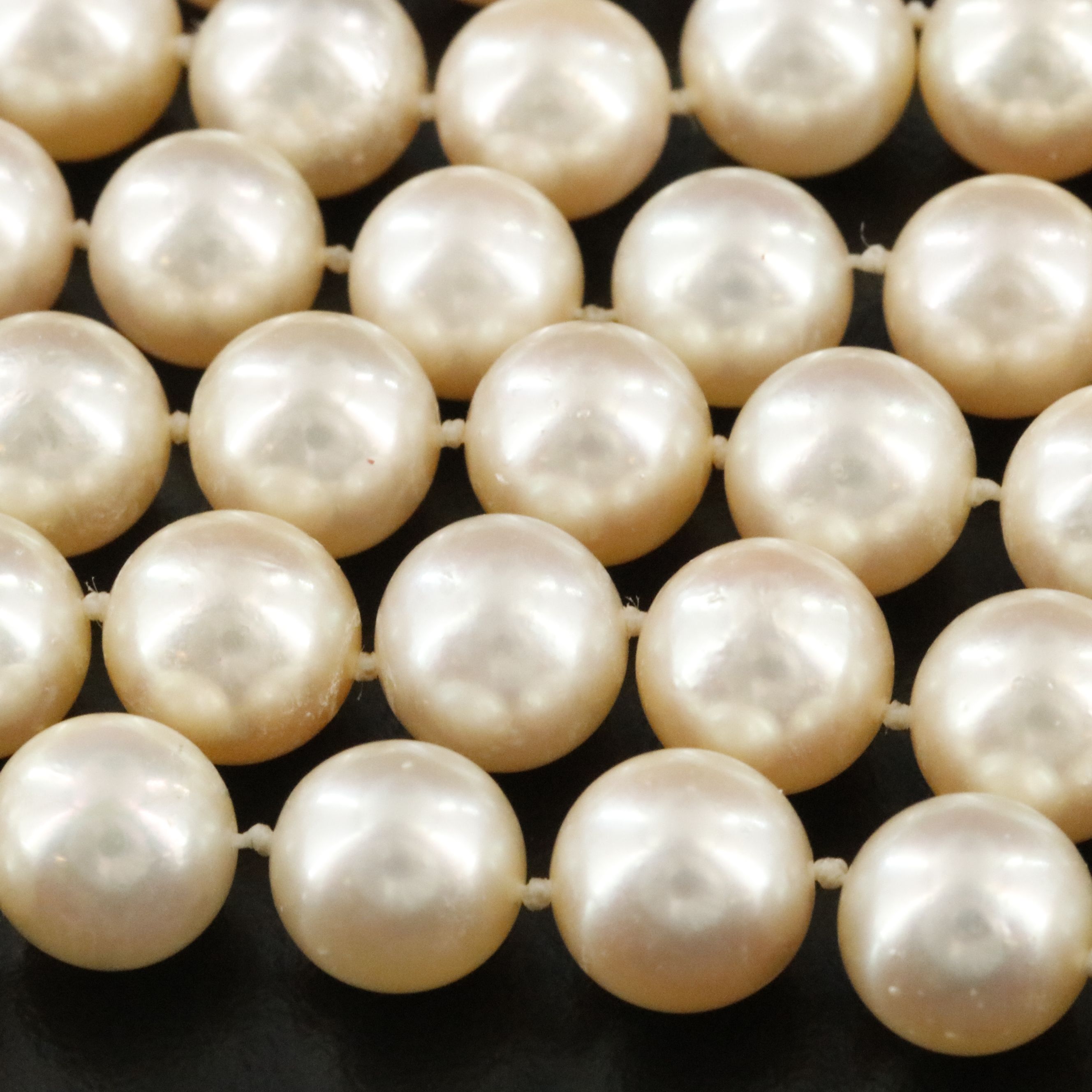 Pearl Necklace with 14K Clasp