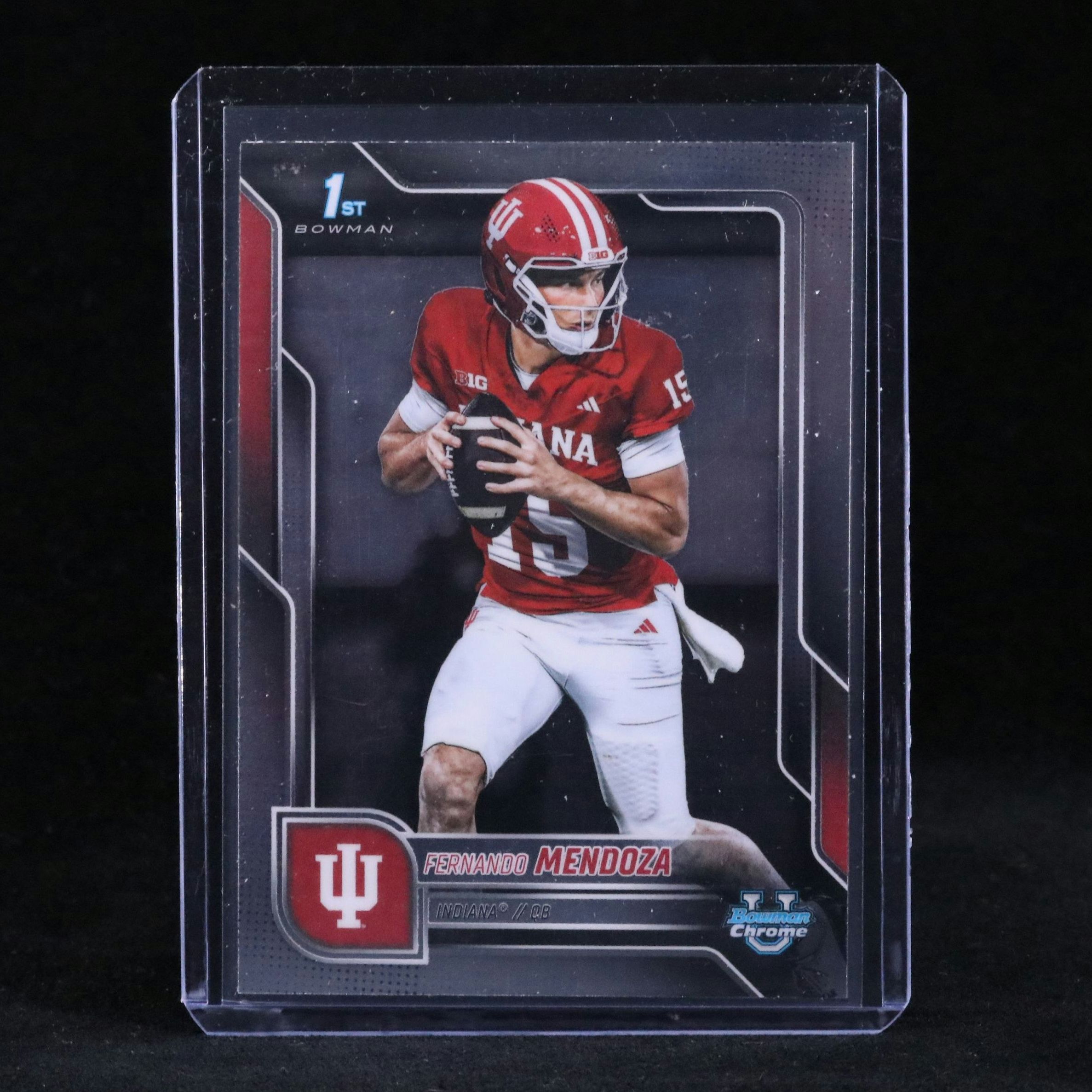 2025 Bowman Chrome Fernando Mendoza Bowman 1st Football Card