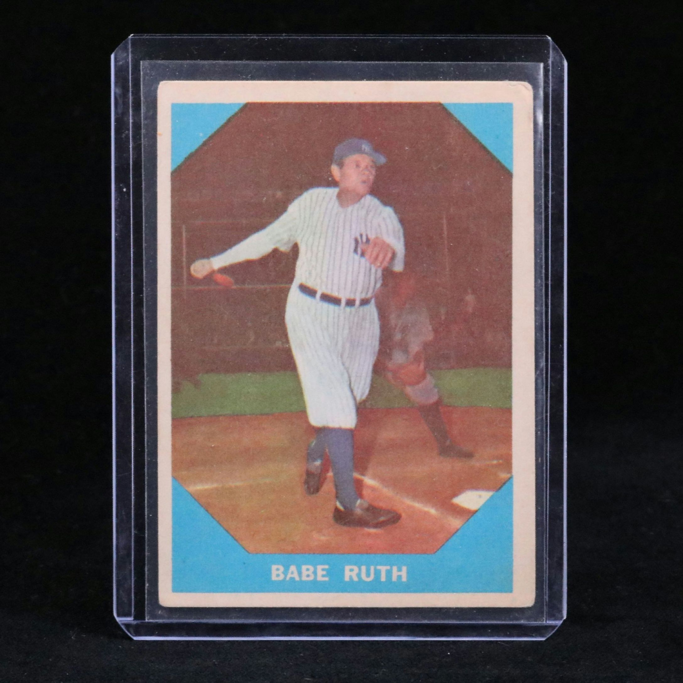 1960 Fleer Babe Ruth New York Yankees Baseball Card