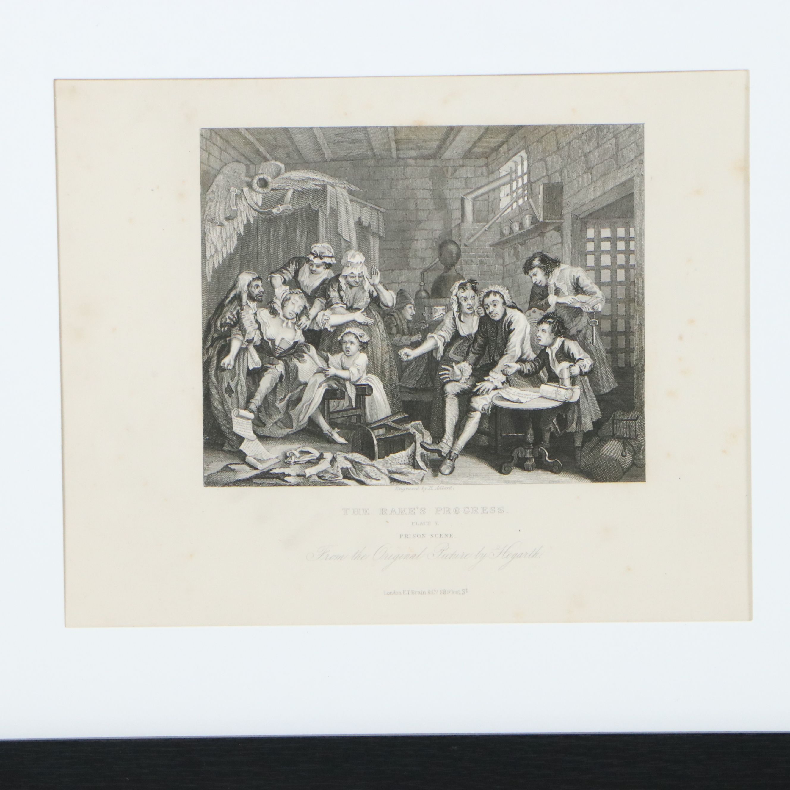 Engravings After W. Hogarth "The Rake's Progress" and "The Harlot's Progress"