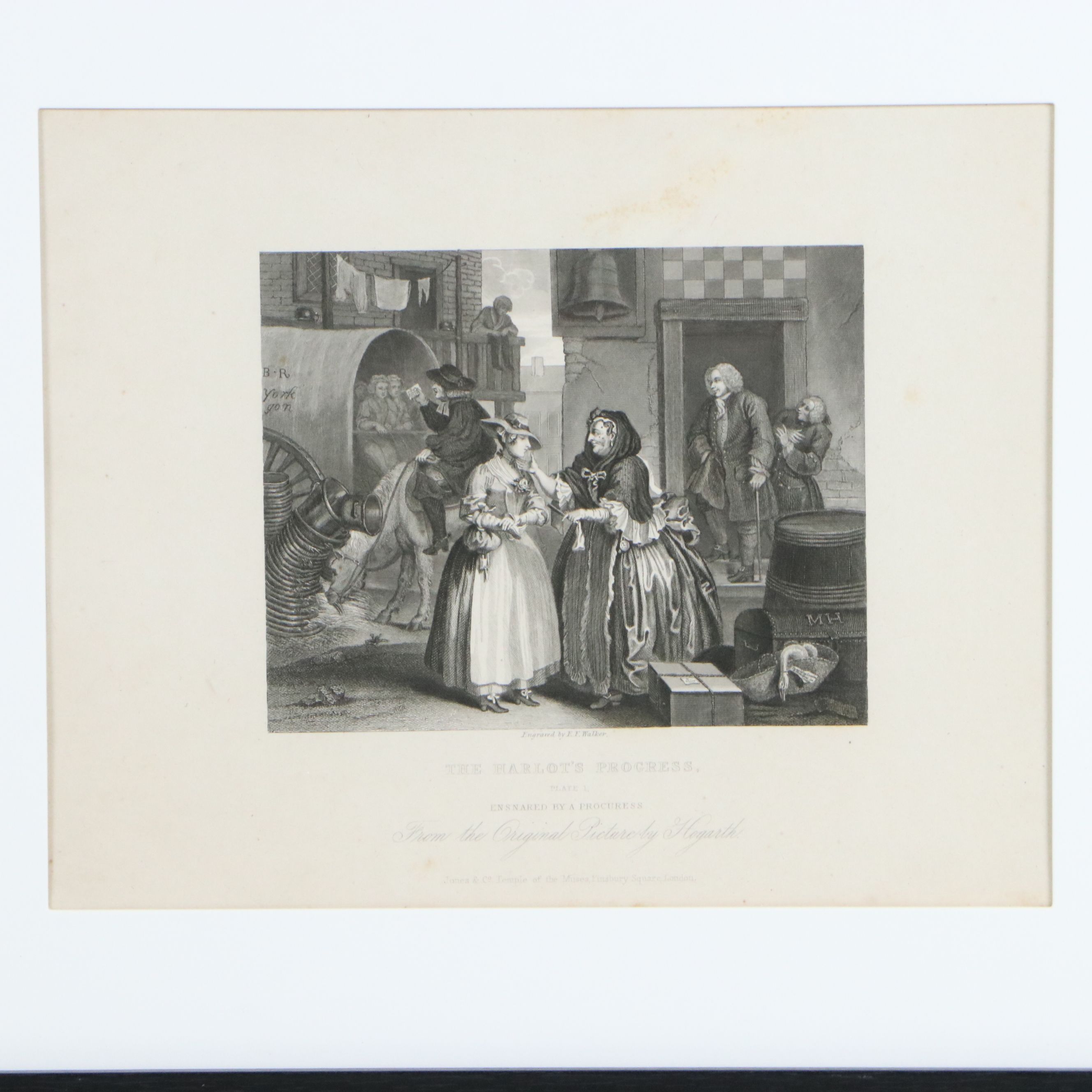 Engravings After W. Hogarth "The Rake's Progress" and "The Harlot's Progress"