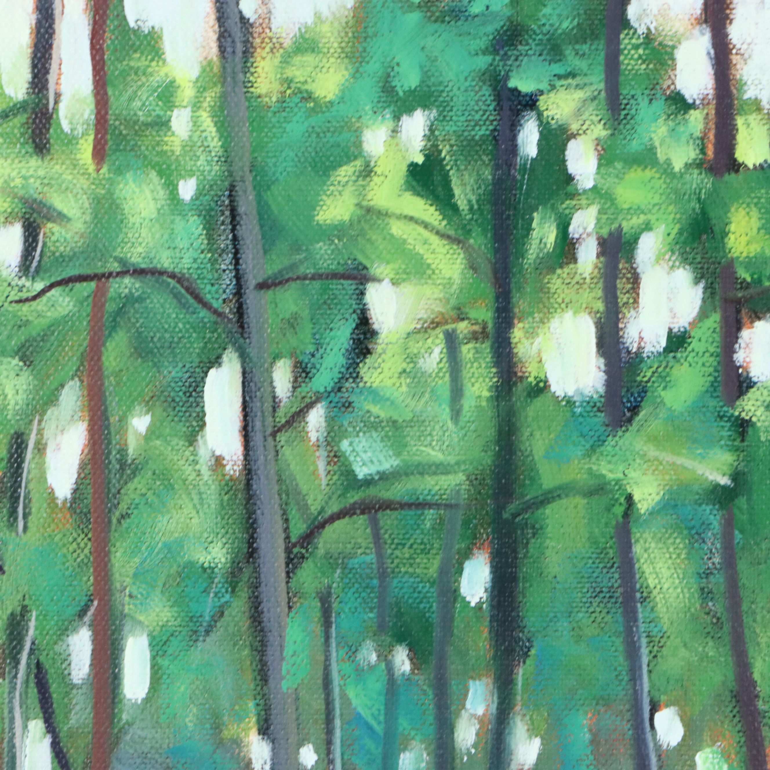 Jay Wilford Landscape Oil Painting "Boulder Creek," 21st Century