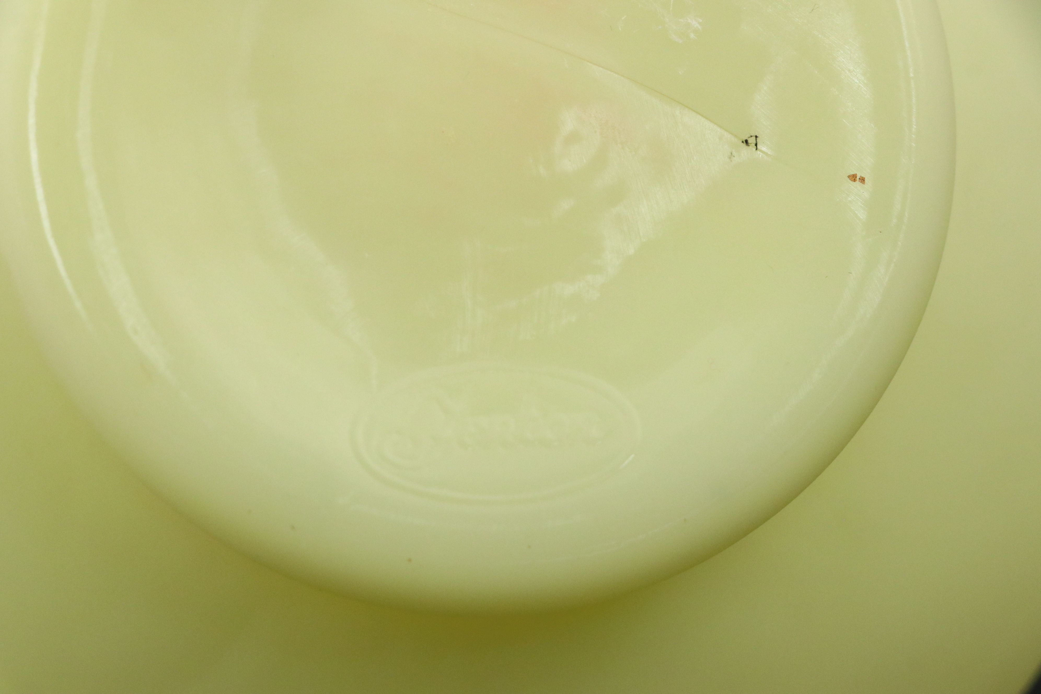 Fenton Burmese Glass Floral Hand-Painted Vases, Basket and Creamer