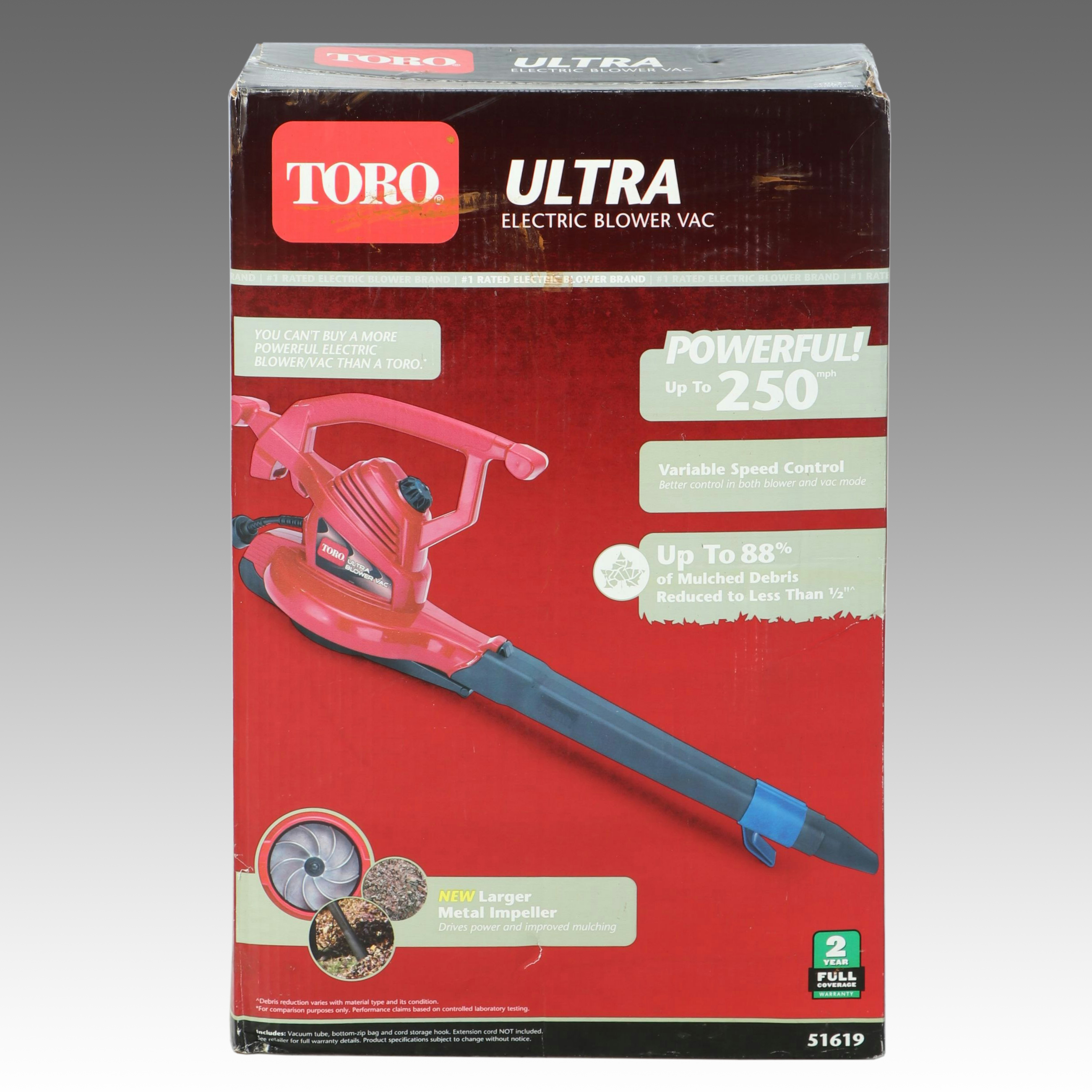 Toro "Ultra" Electric Blower/Vac