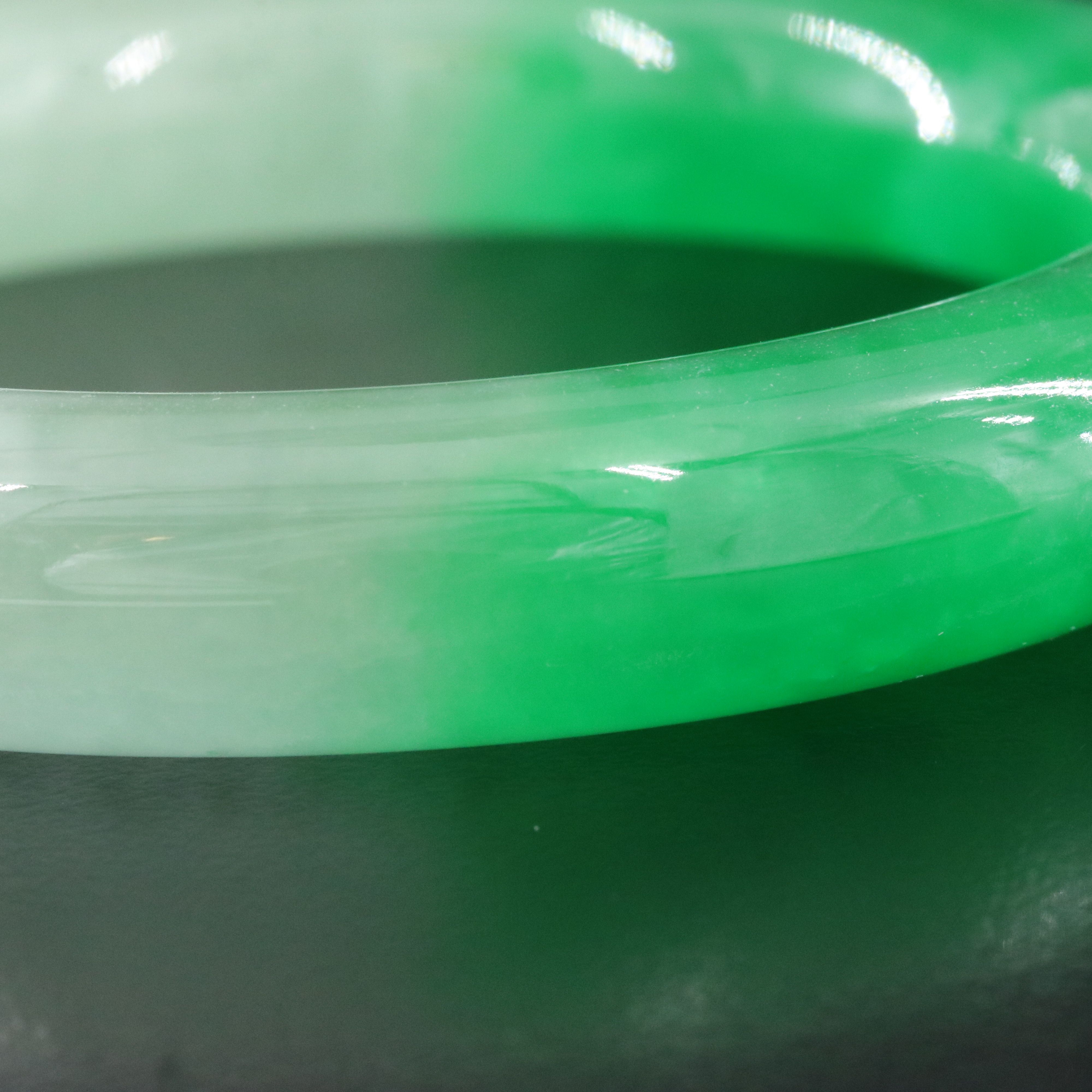 Jadeite Hololith Bangle