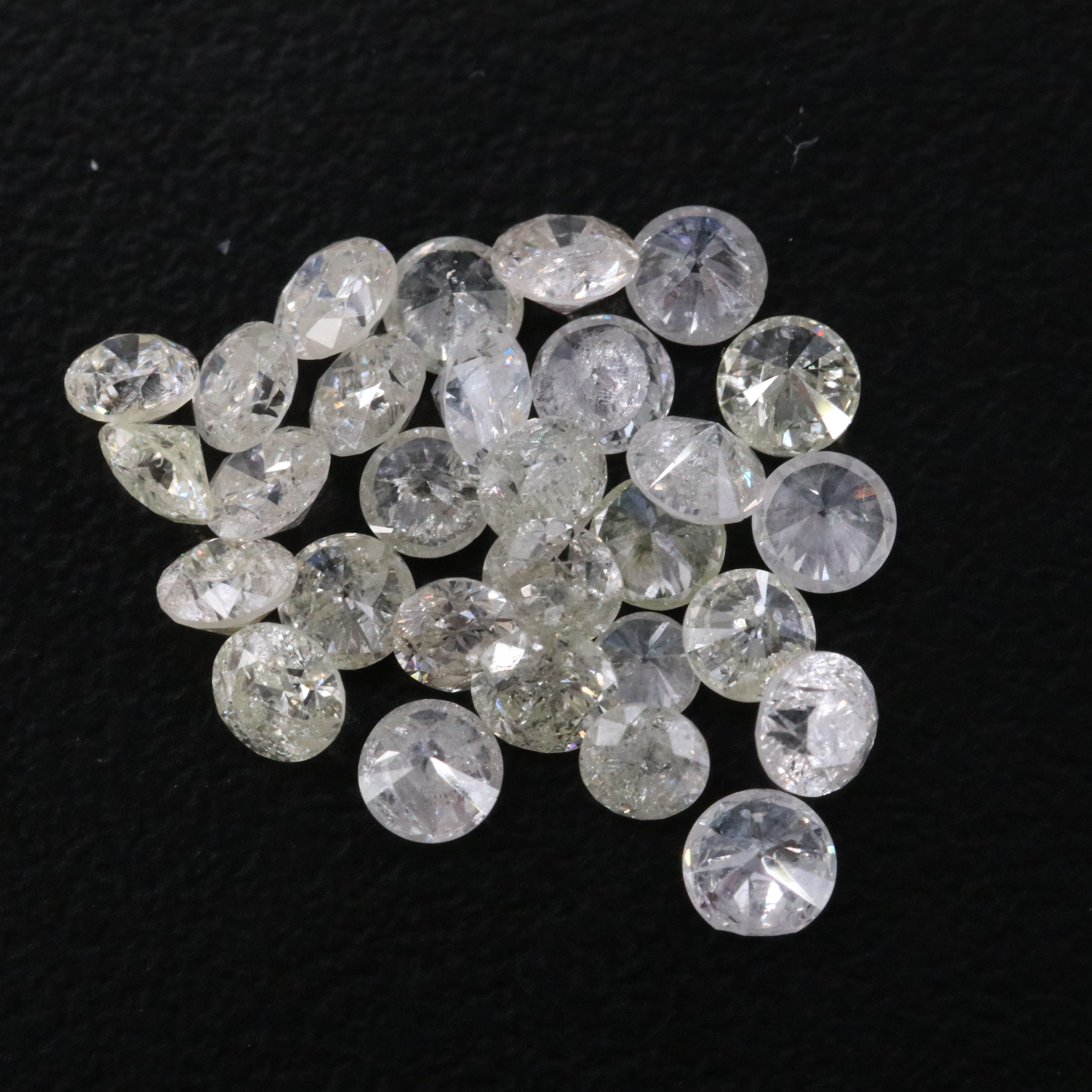 Loose 4.13 CTW Diamond Lot Including Fancy Color