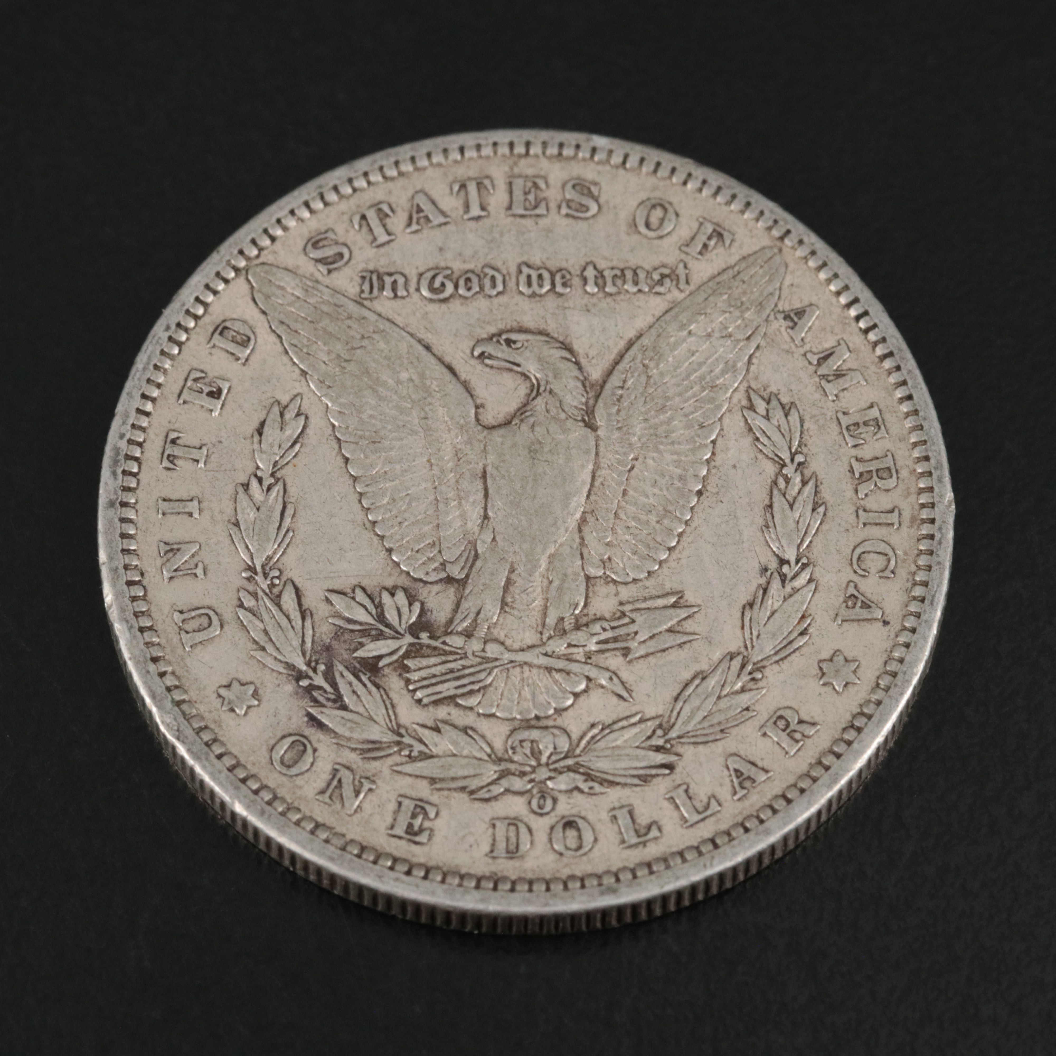 1896-O Morgan Silver Dollar