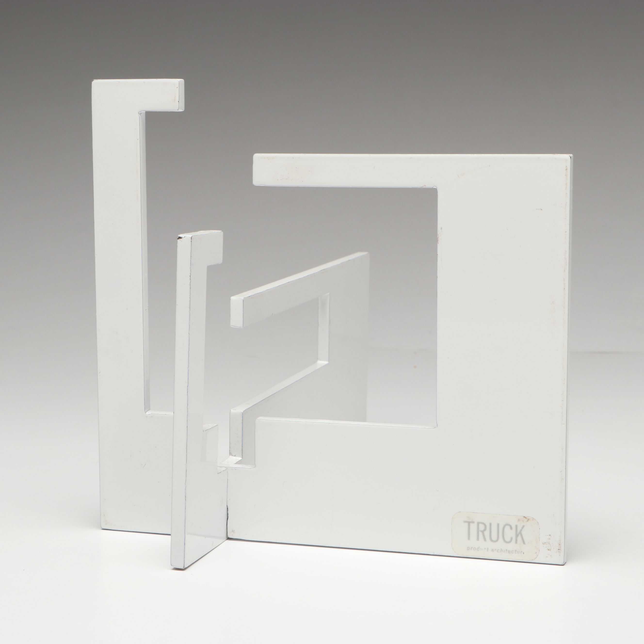 Illustrative Art Glass Teapot Hanging with Compass Metal Desk Stand, Other Décor