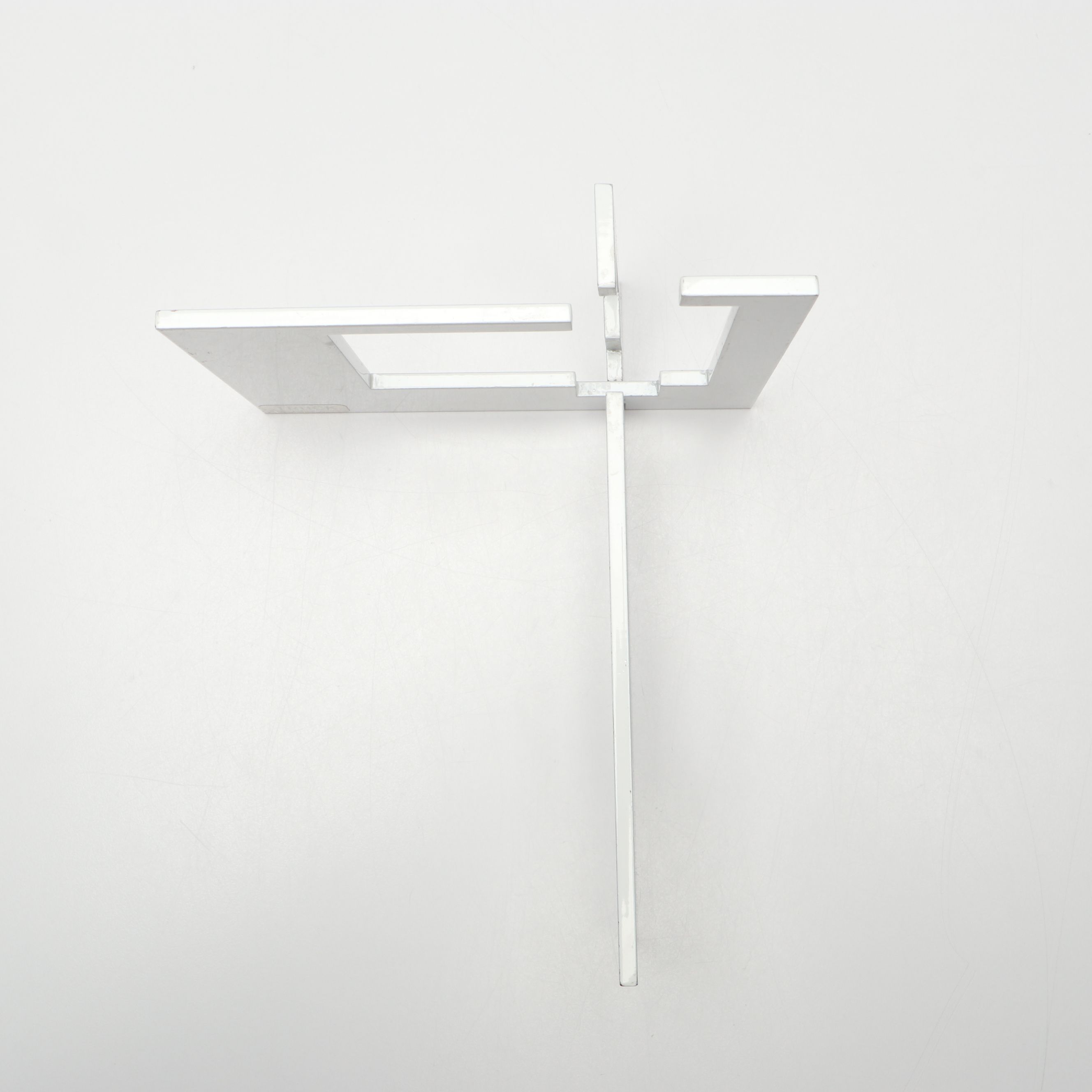 Illustrative Art Glass Teapot Hanging with Compass Metal Desk Stand, Other Décor