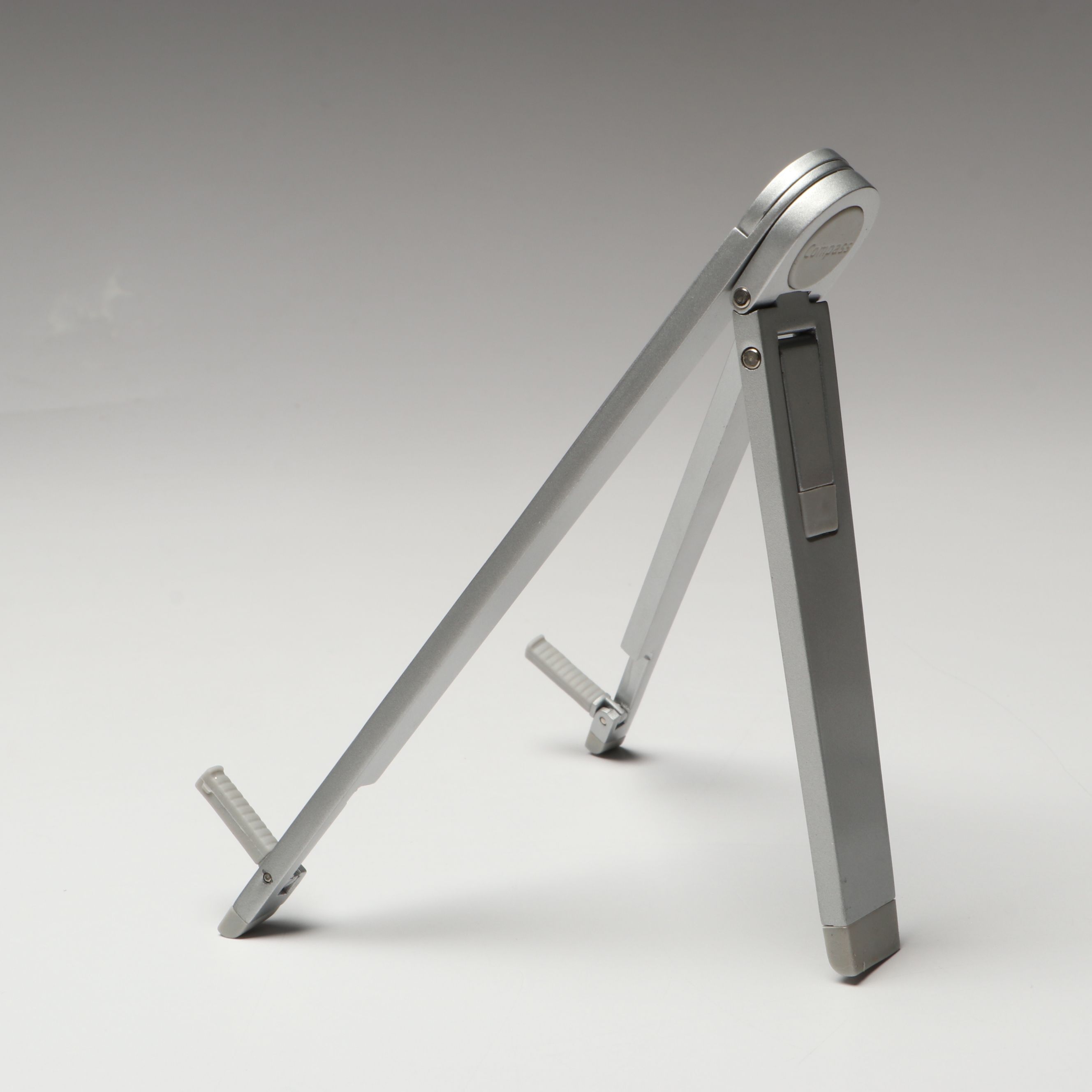 Illustrative Art Glass Teapot Hanging with Compass Metal Desk Stand, Other Décor