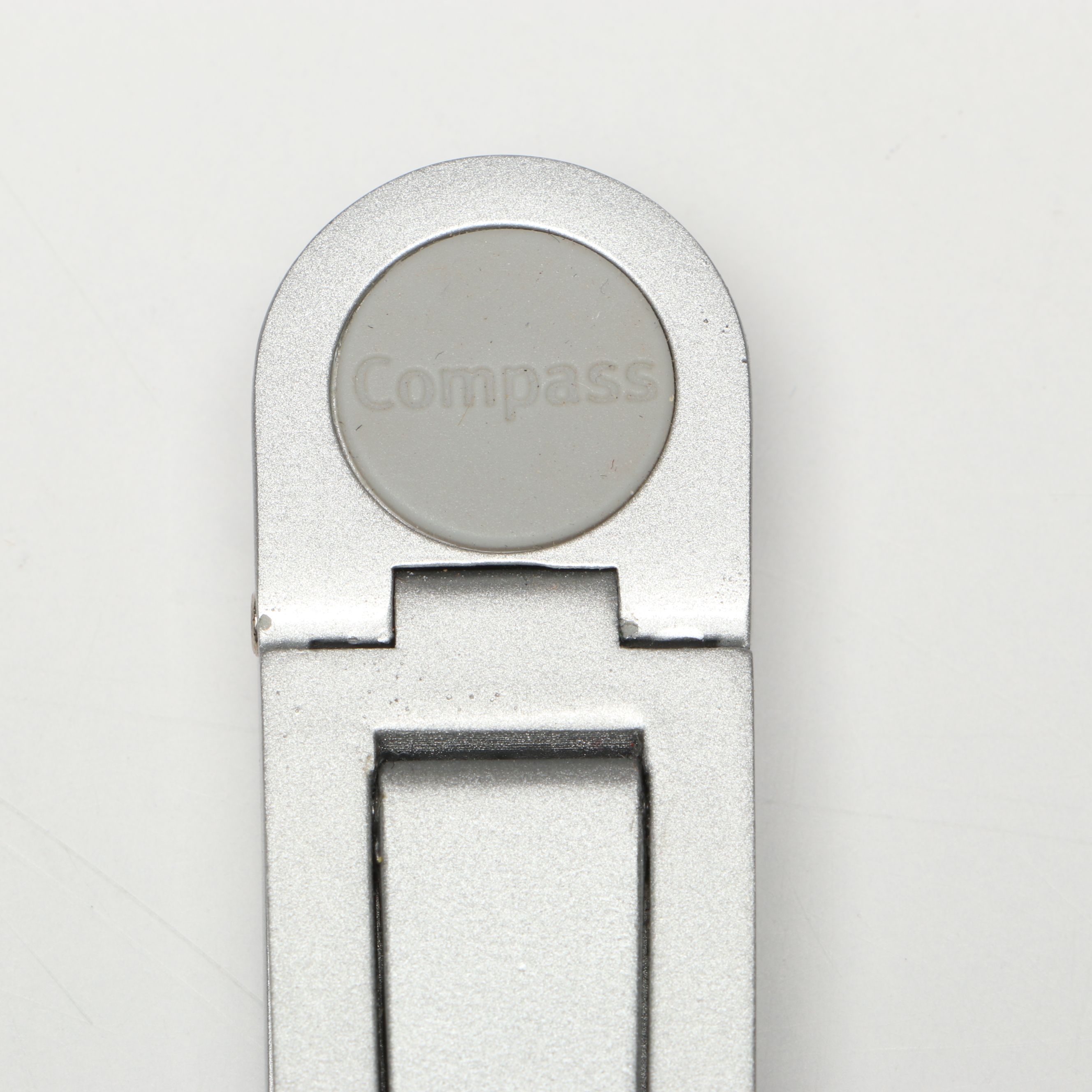 Illustrative Art Glass Teapot Hanging with Compass Metal Desk Stand, Other Décor