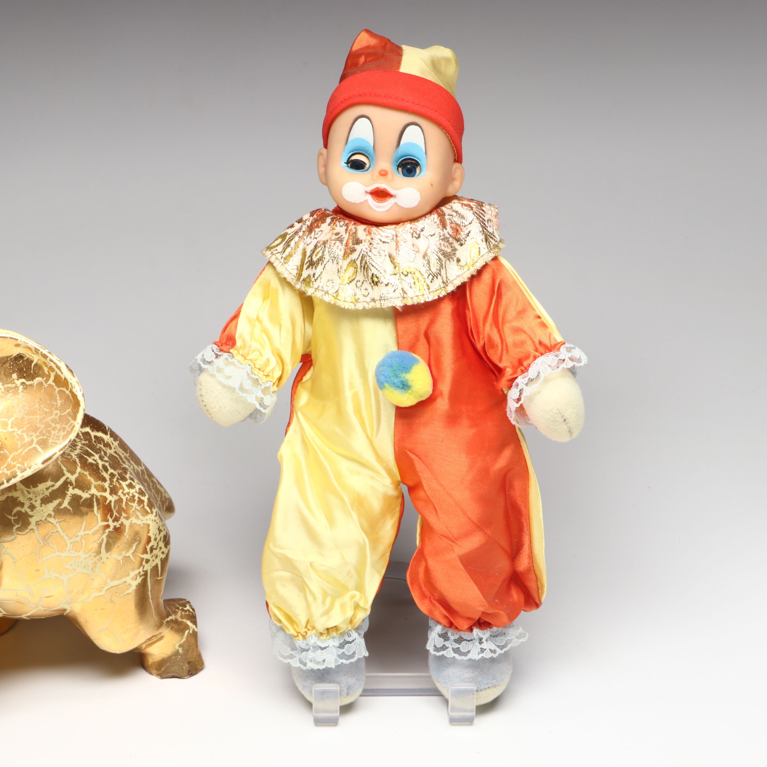Jasco Porcelain Clown, Enesco Carousel and More Circus Décor