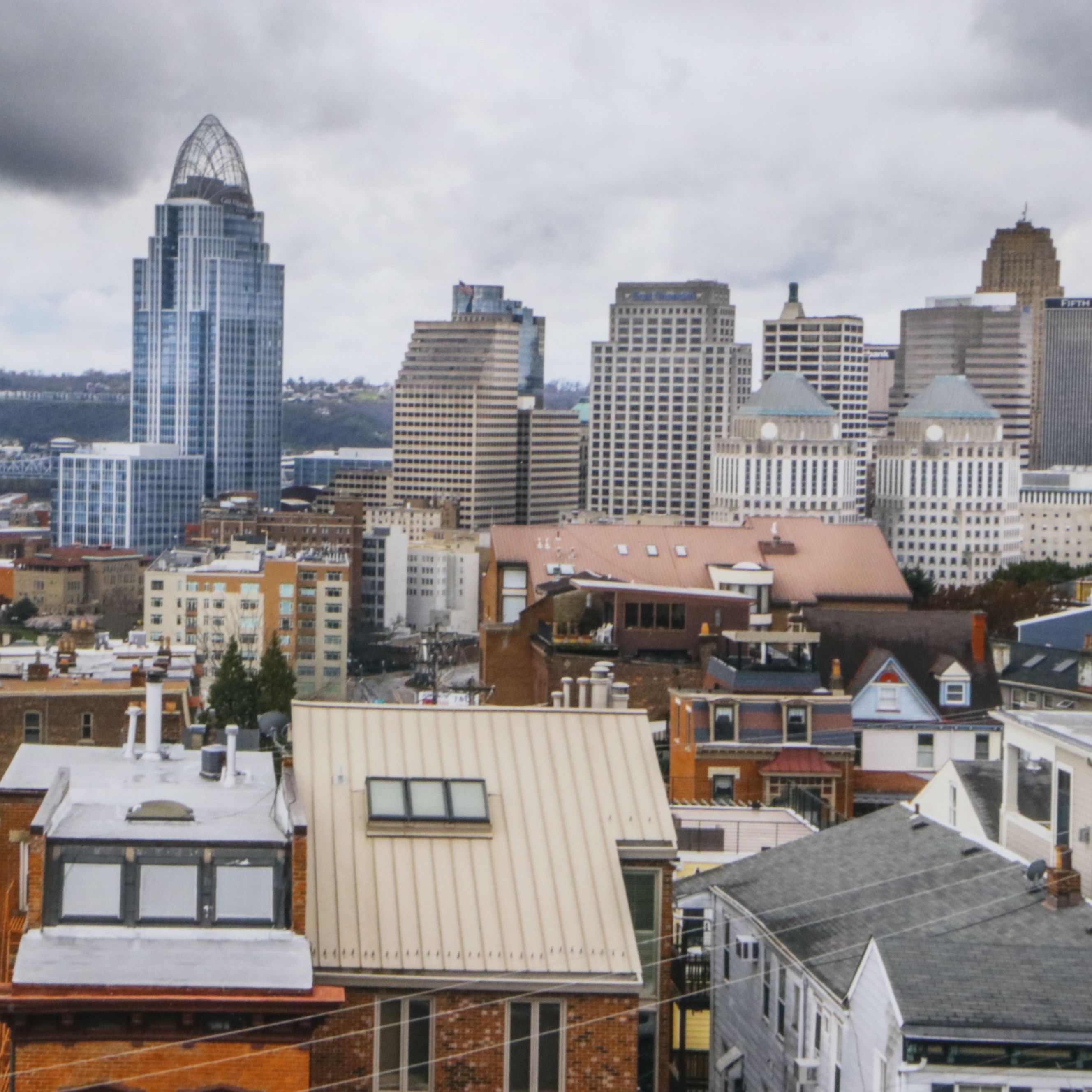 Chromogenic Photograph of Cincinnati Cityscape, 21st Century