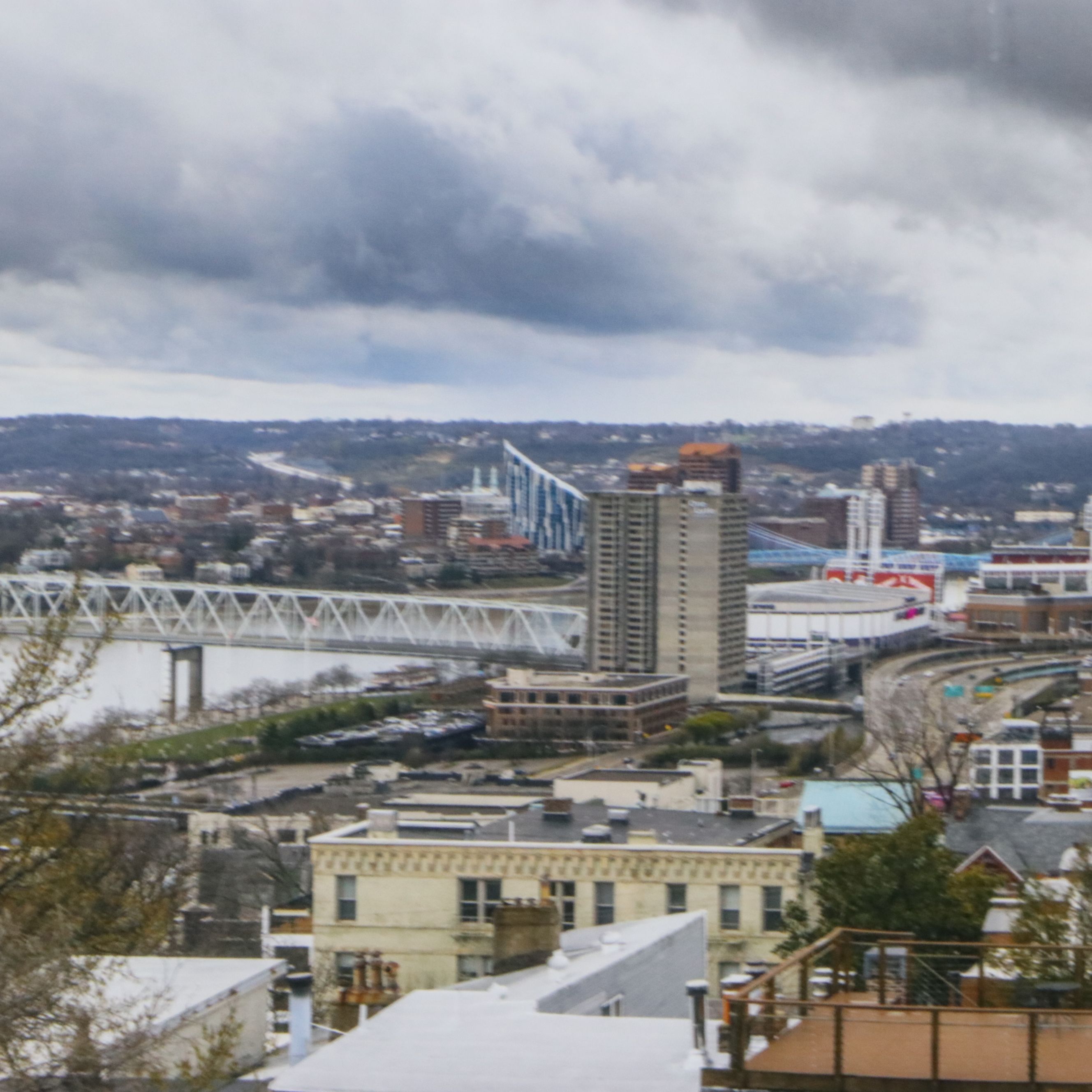 Chromogenic Photograph of Cincinnati Cityscape, 21st Century