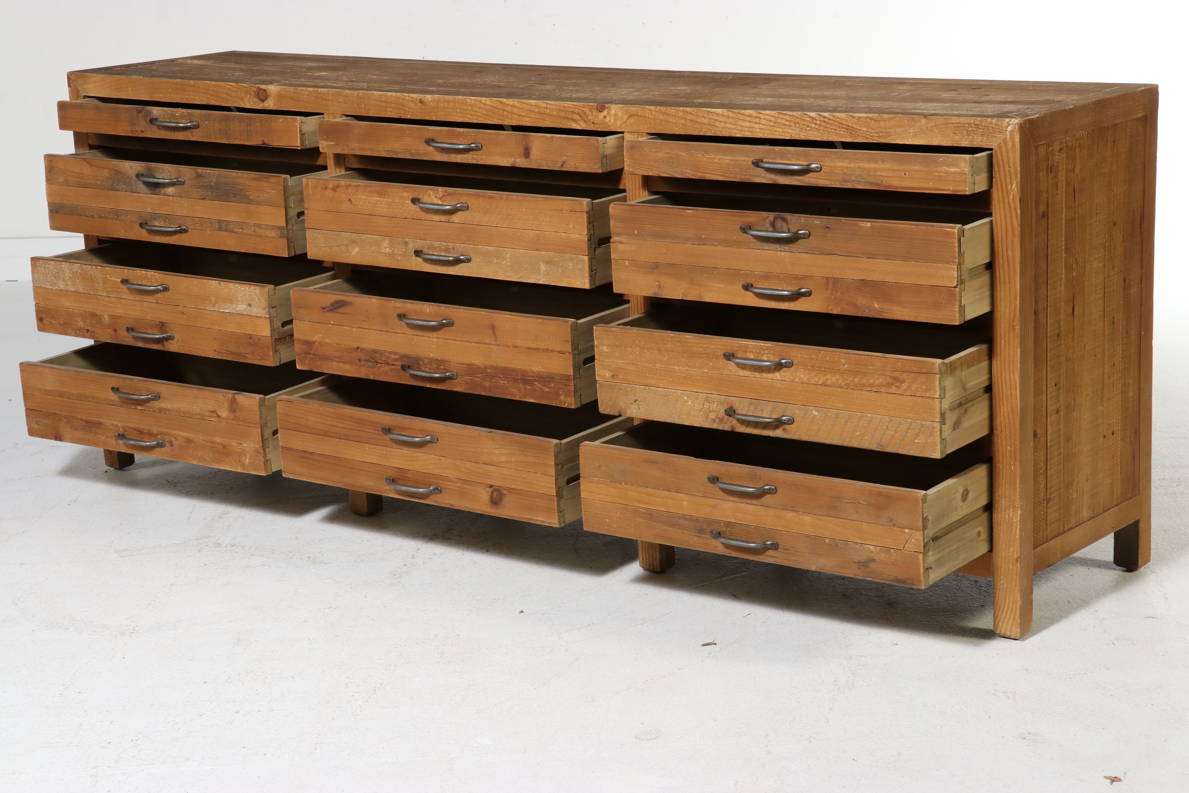 Contemporary Reclaimed Pine Chest of Drawers