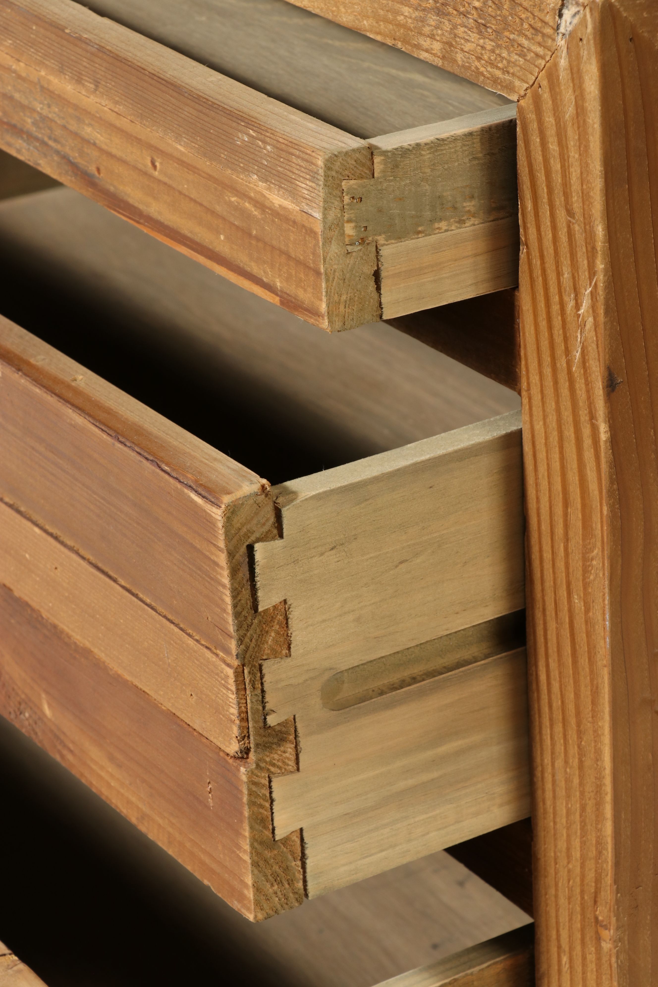 Contemporary Reclaimed Pine Chest of Drawers