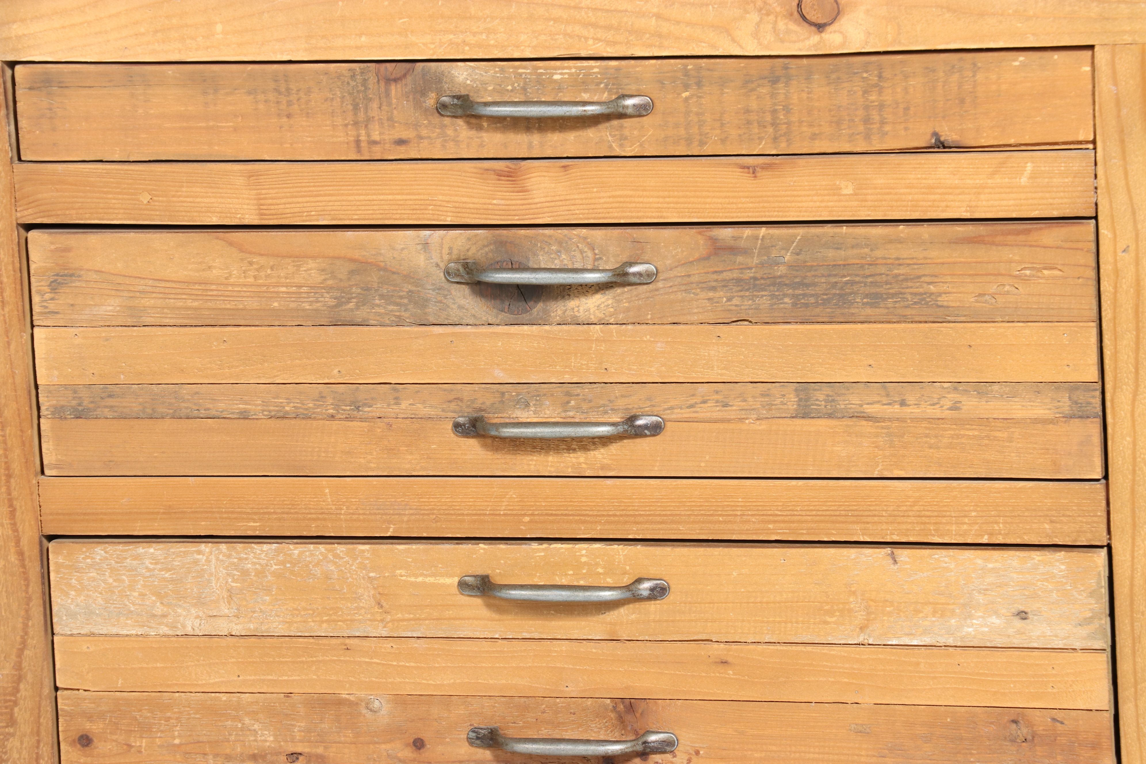 Contemporary Reclaimed Pine Chest of Drawers
