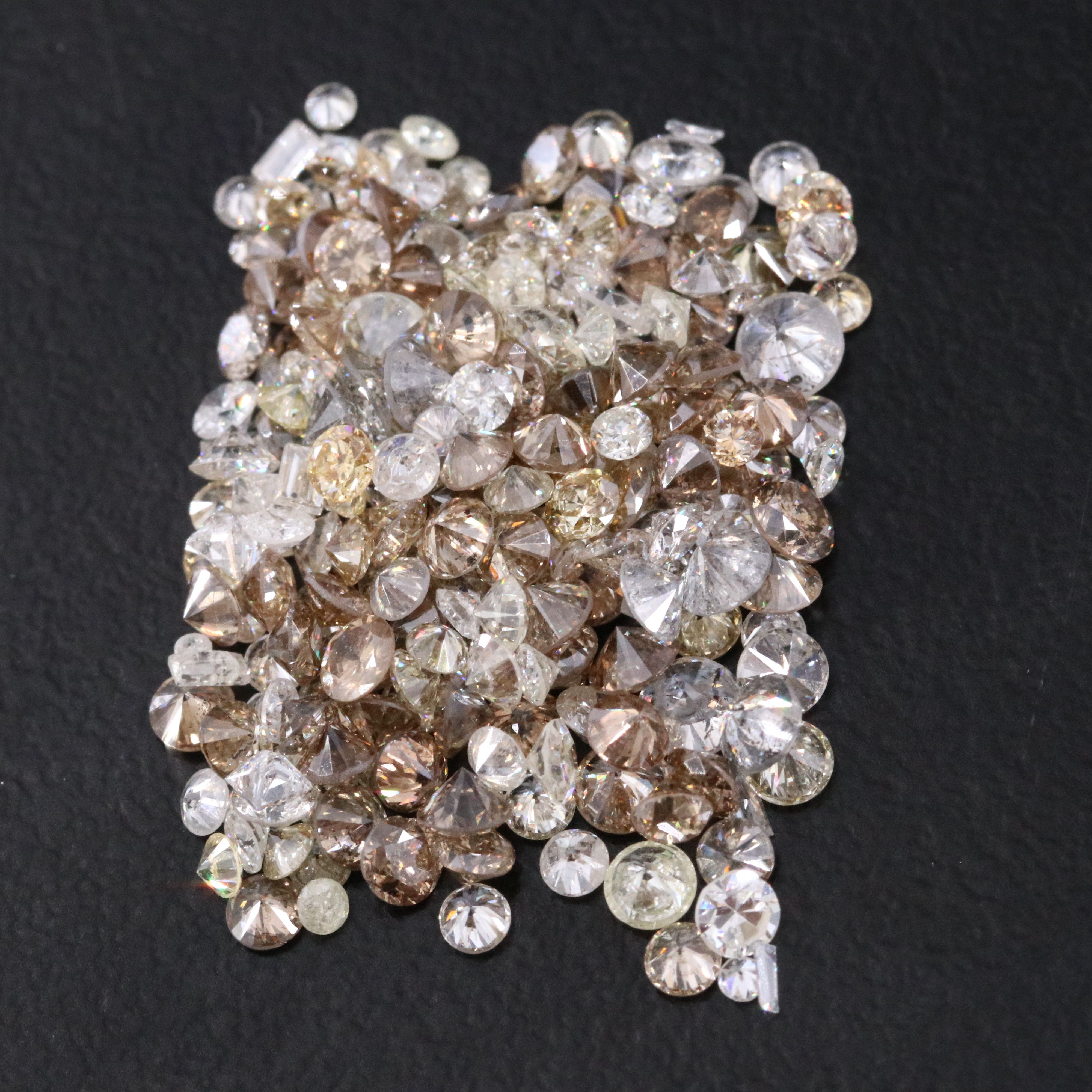 Loose 7.15 CTW Diamond Lot Including Fancy Color