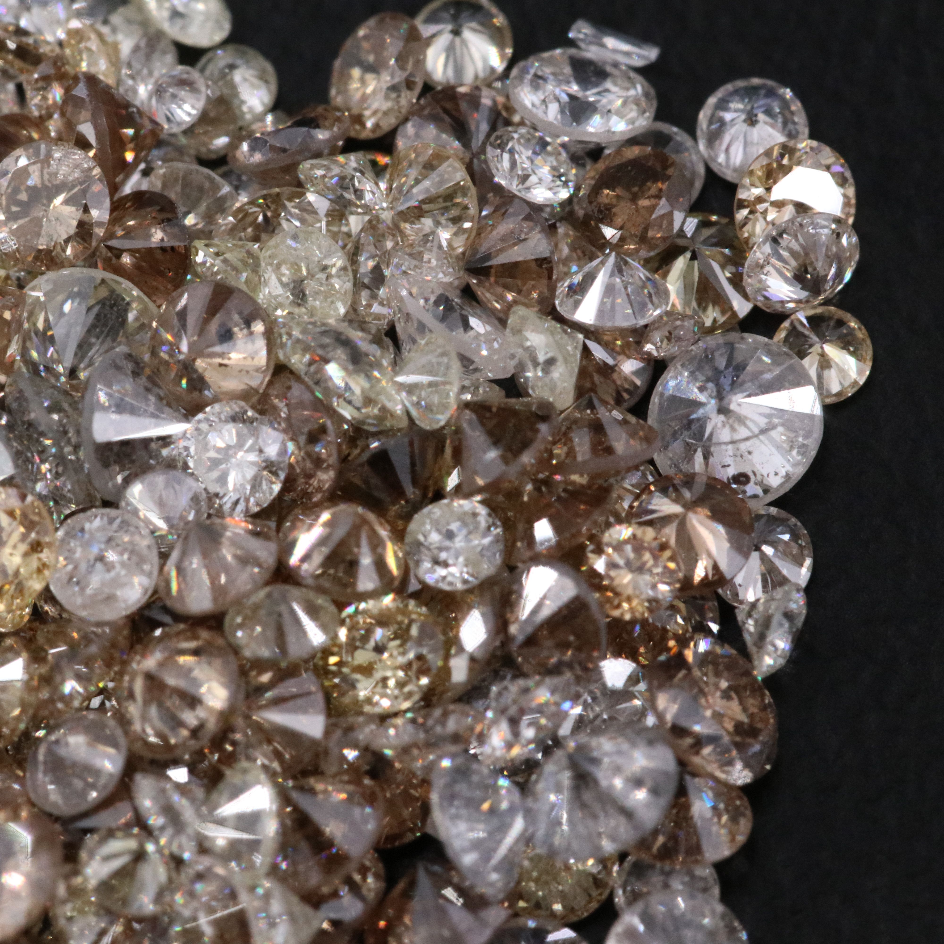 Loose 7.15 CTW Diamond Lot Including Fancy Color