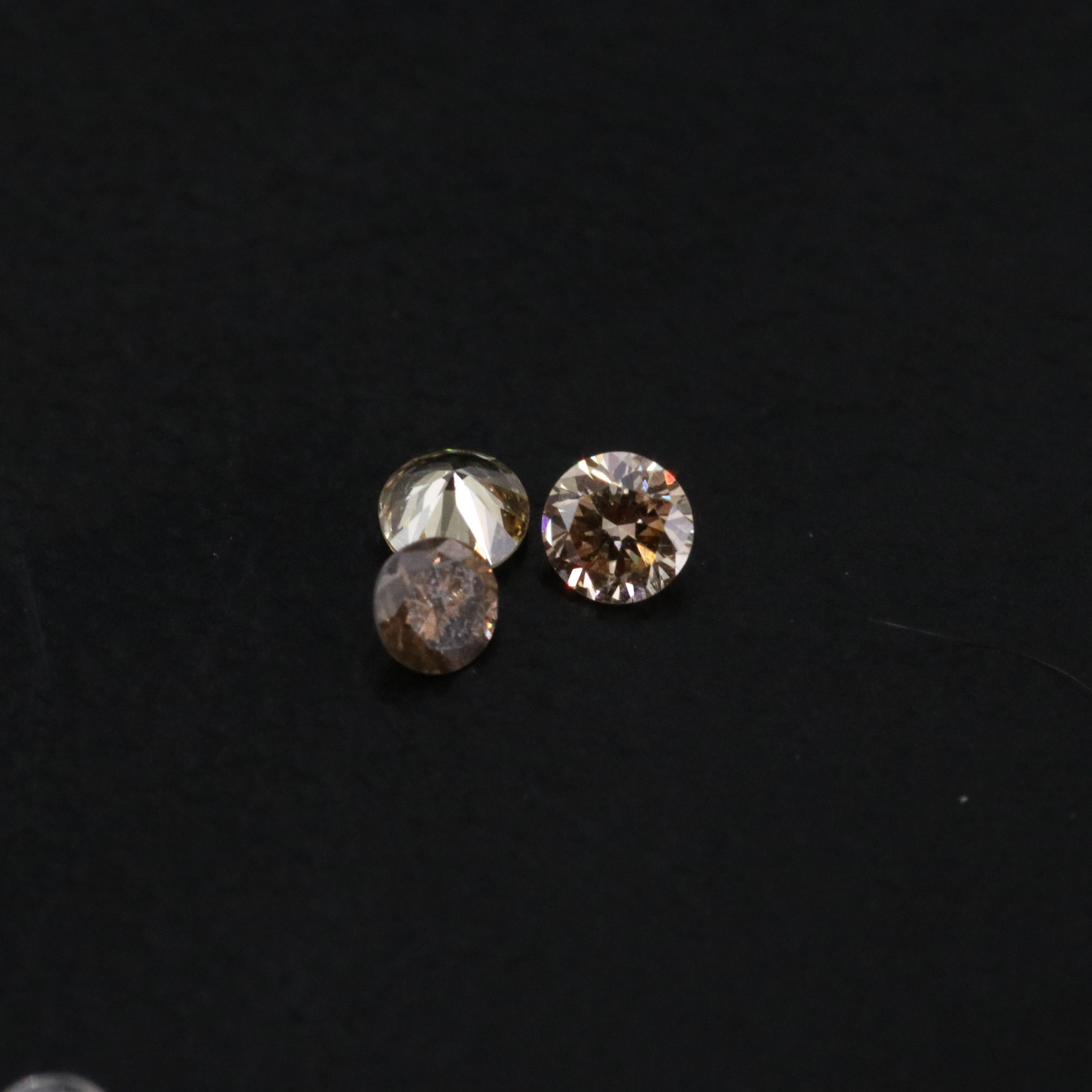 Loose 7.15 CTW Diamond Lot Including Fancy Color