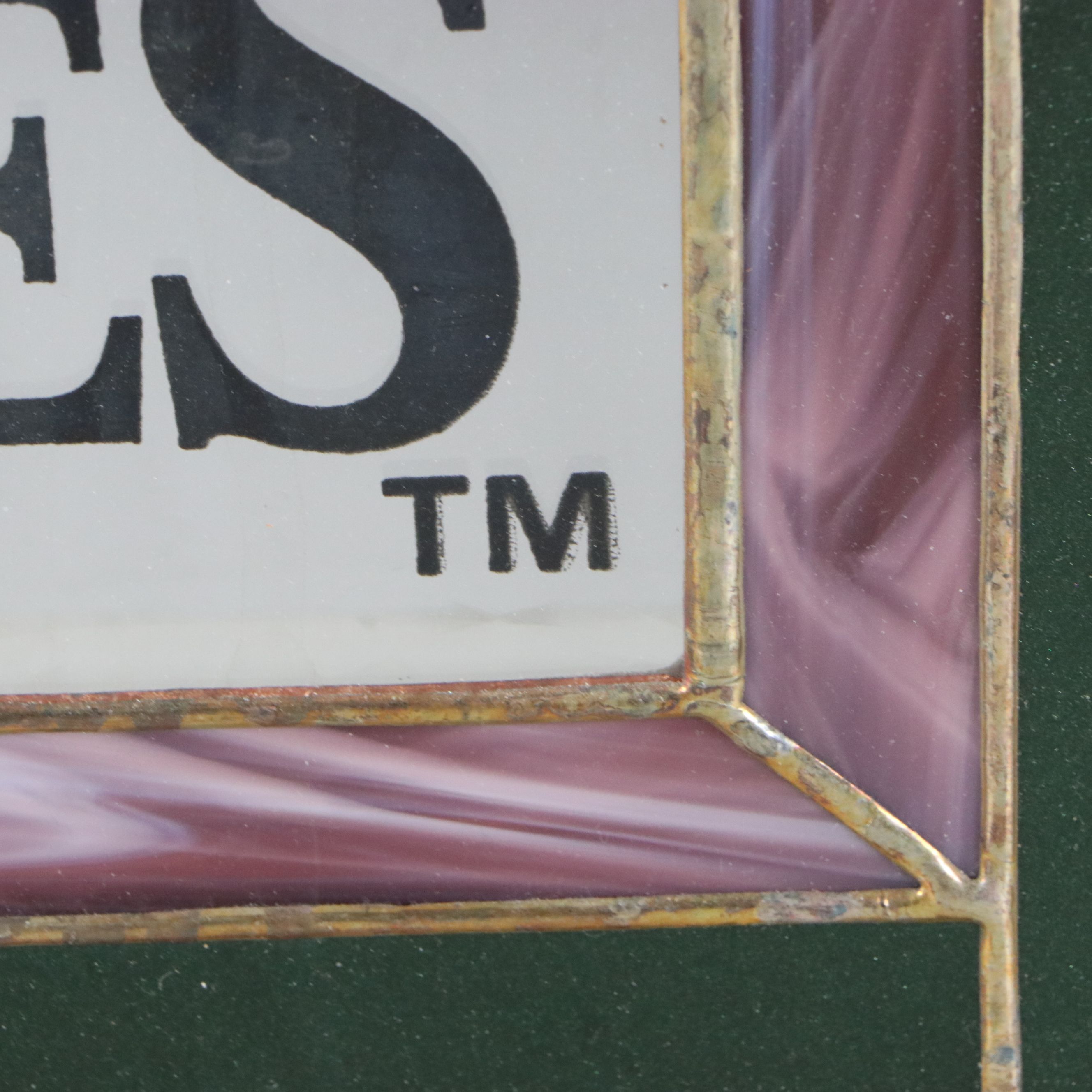 Colorado Rockies Limited Edition Stained Glass Panel, 1995