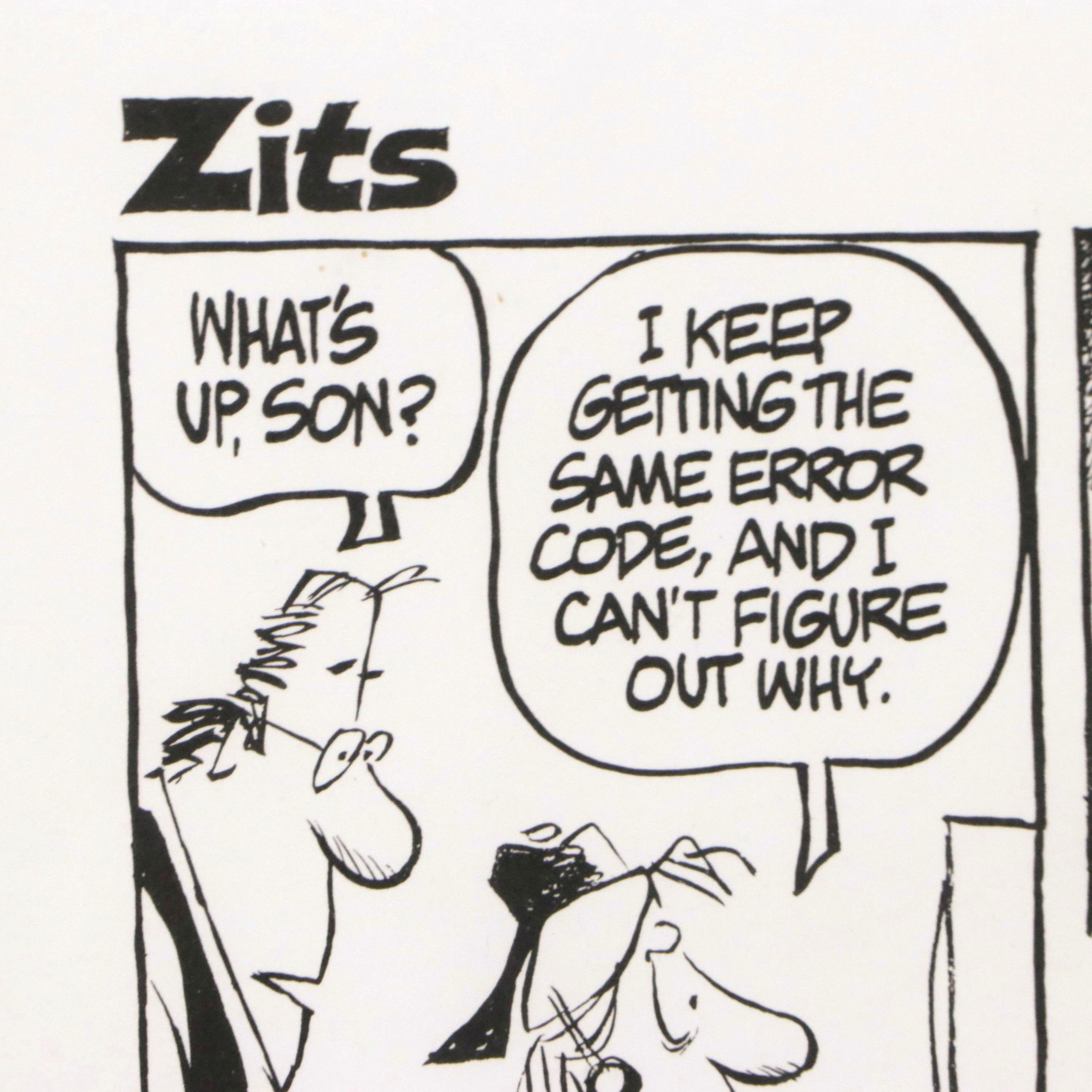 Jim Borgman Lithographs from "Zits" and "The Cincinnati Enquirer," 1995 - 1997