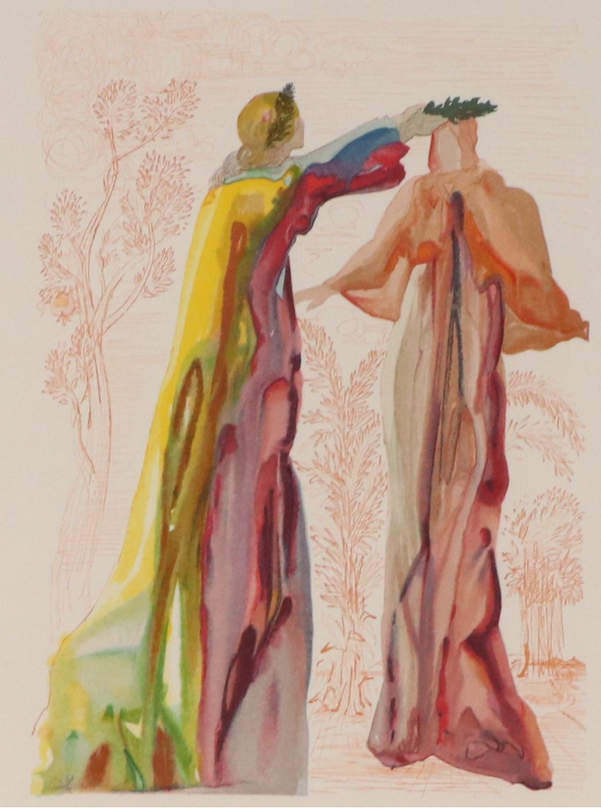 Salvador Dalí Wood Engraving "Les Dernières Paroles de Virgil," 1960-1964