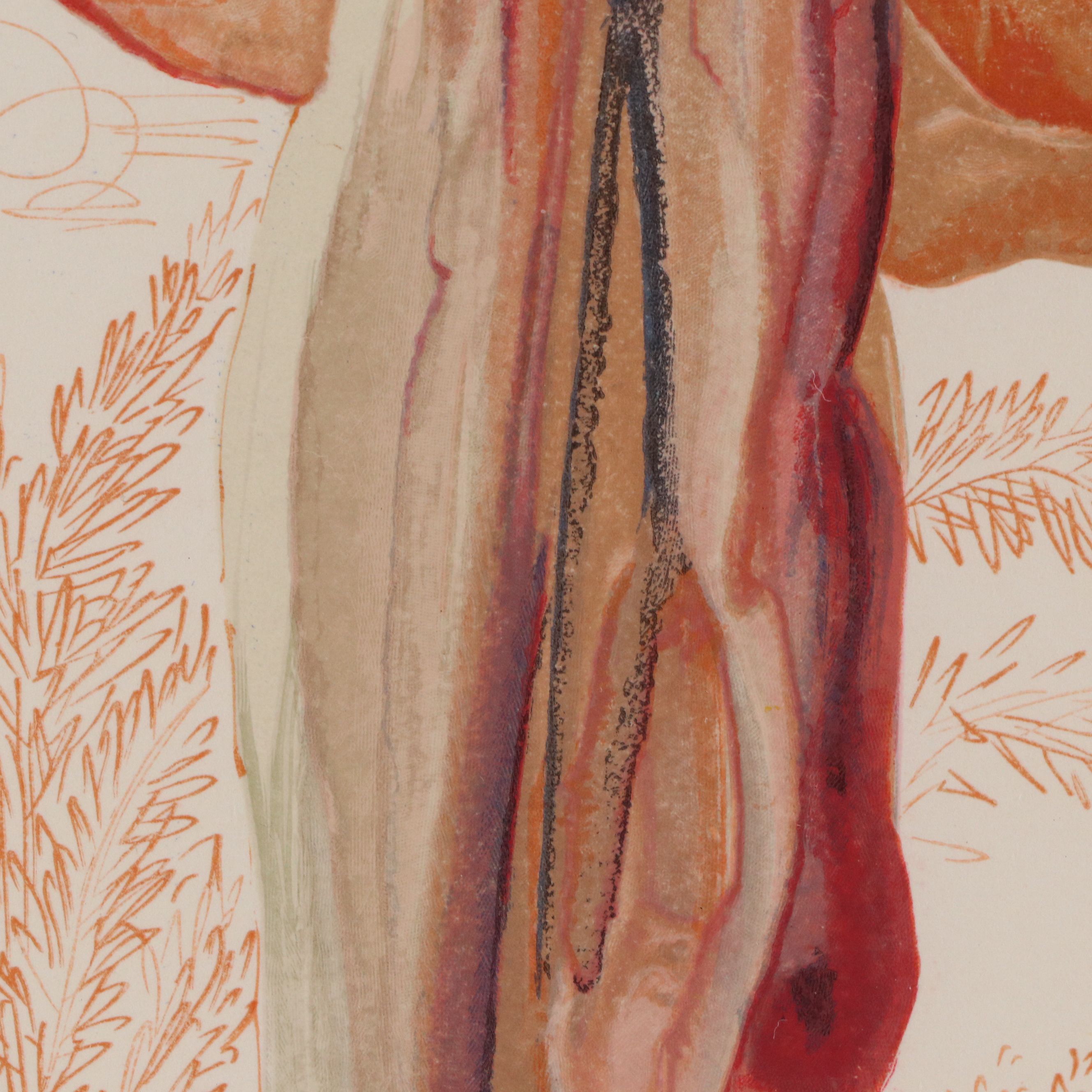 Salvador Dalí Wood Engraving "Les Dernières Paroles de Virgil," 1960-1964