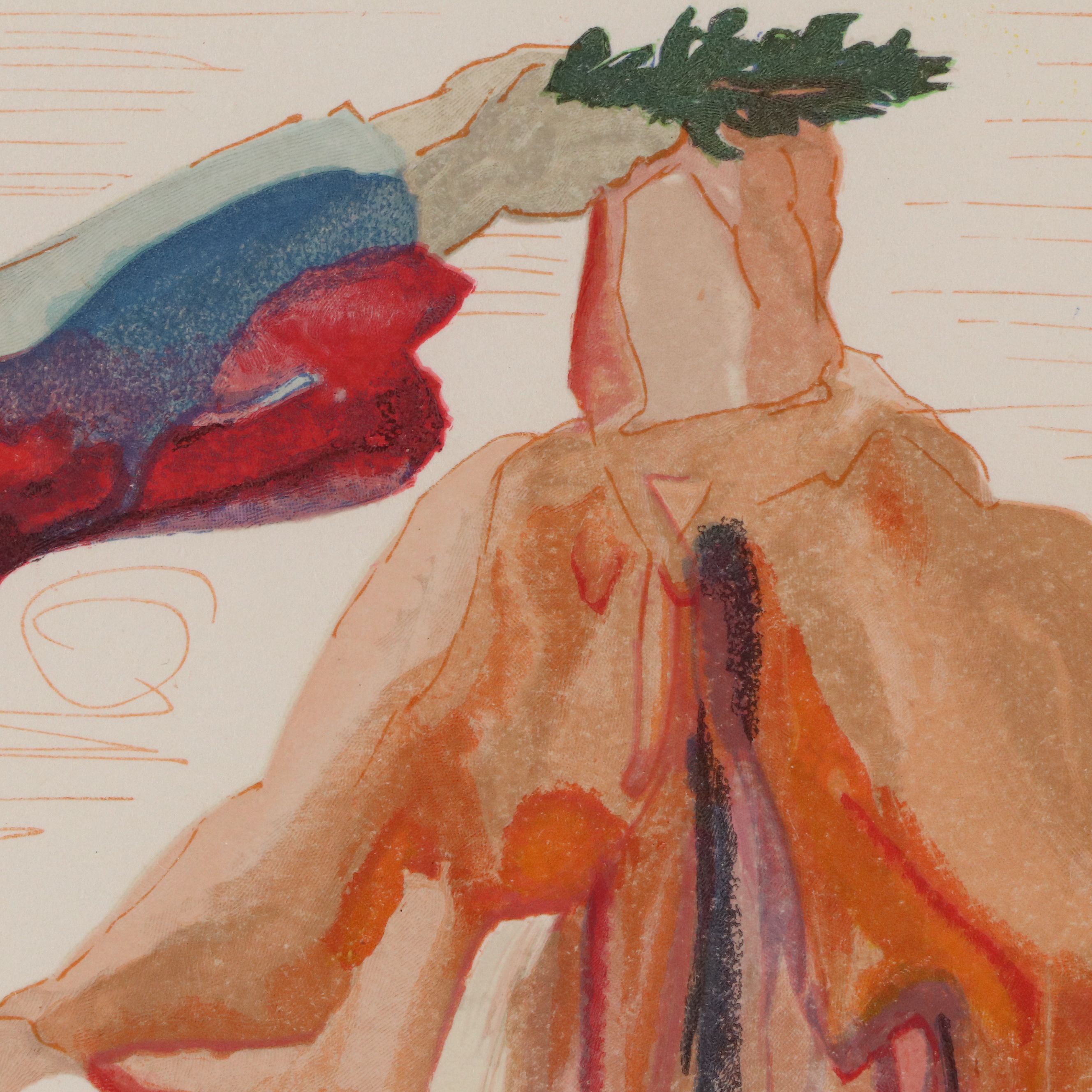 Salvador Dalí Wood Engraving "Les Dernières Paroles de Virgil," 1960-1964