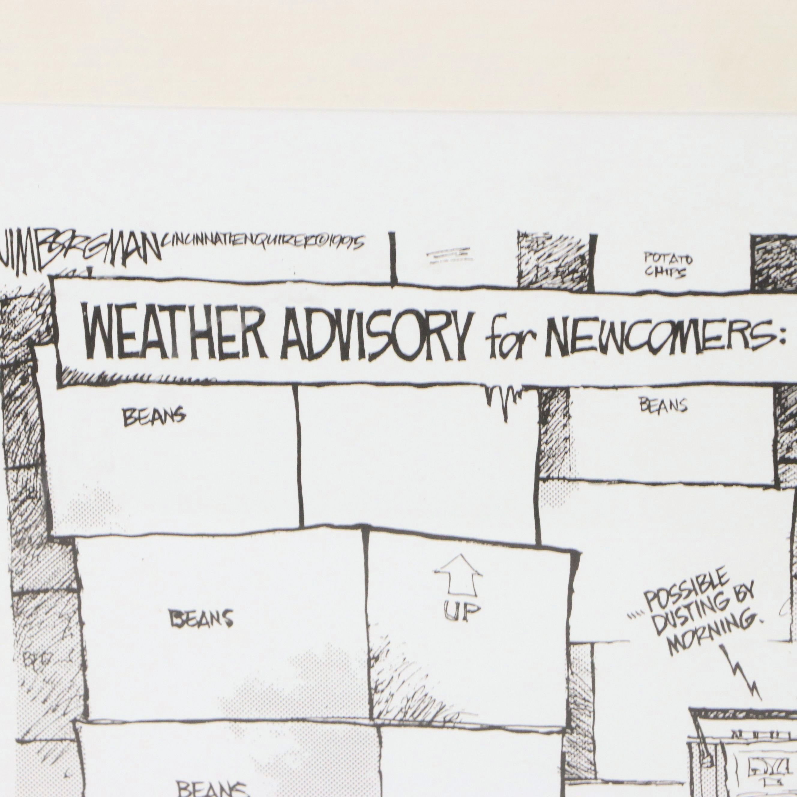 Jim Borgman Lithographs from "Zits" and "The Cincinnati Enquirer," 1995 - 1997