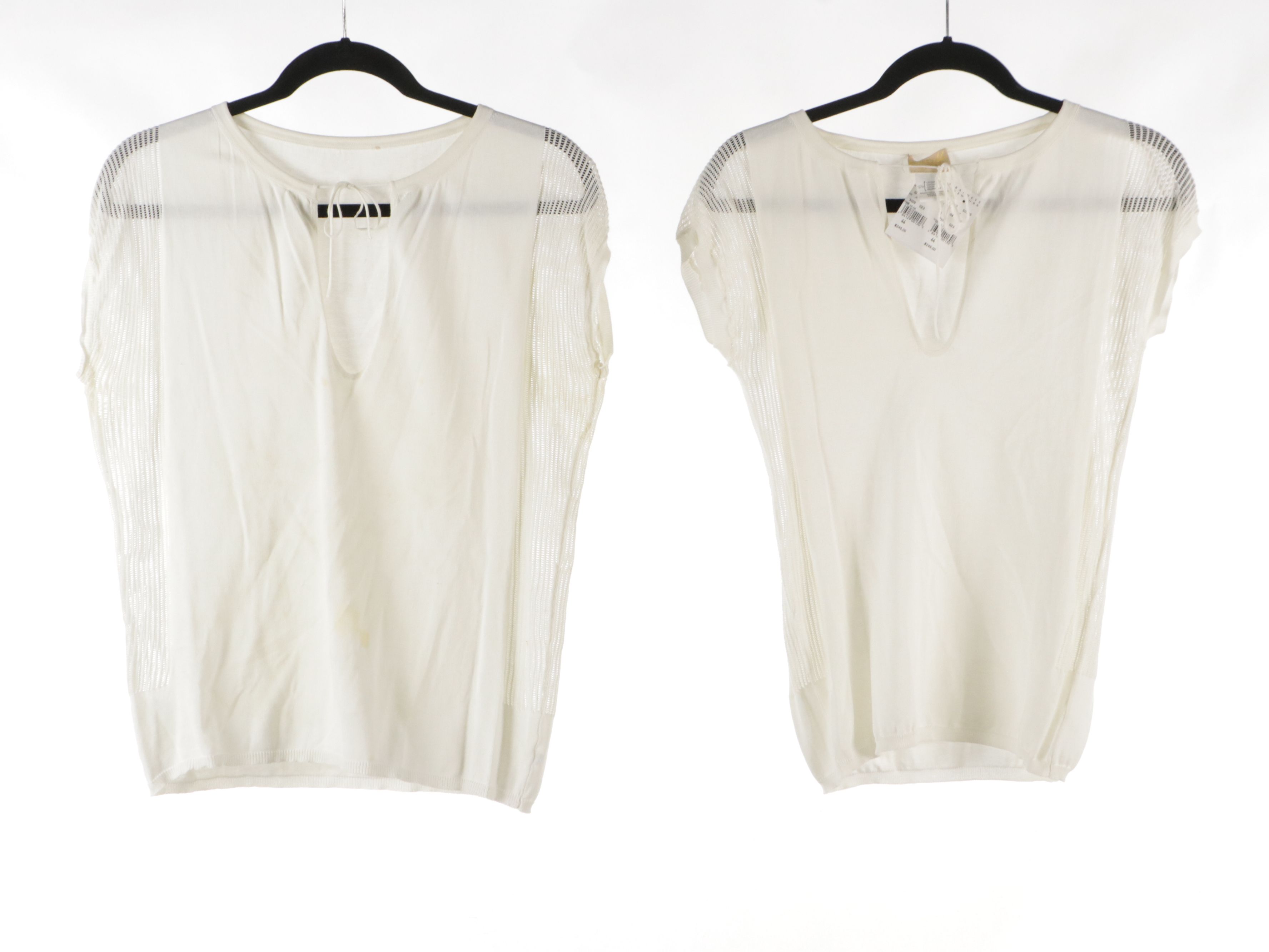 Luci Va White Short Sleeve and 3/4th Sleeve Tops, With Tags