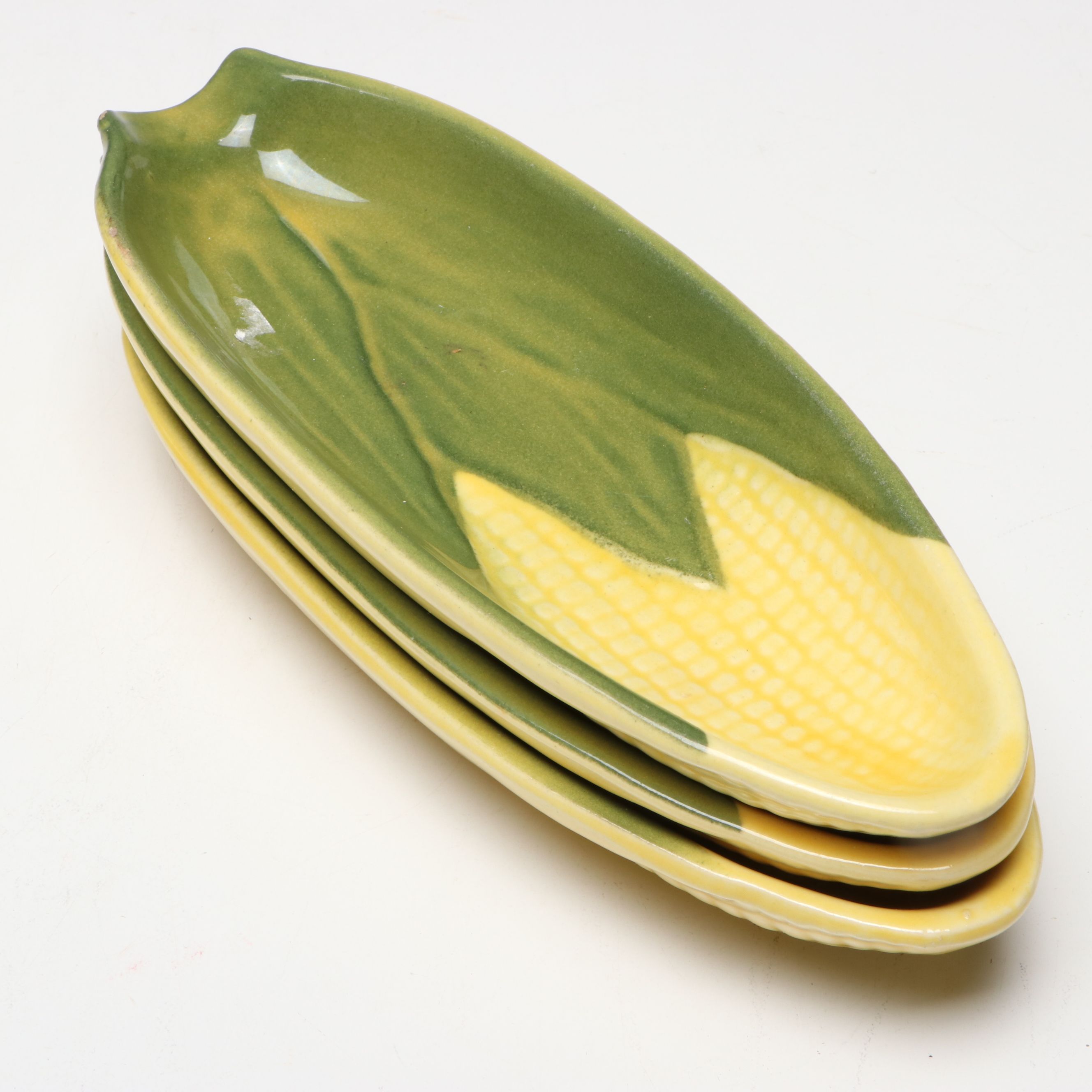 Shawnee "Corn King" and "Corn Queen" Novelty Ceramic Tableware, 20th C.