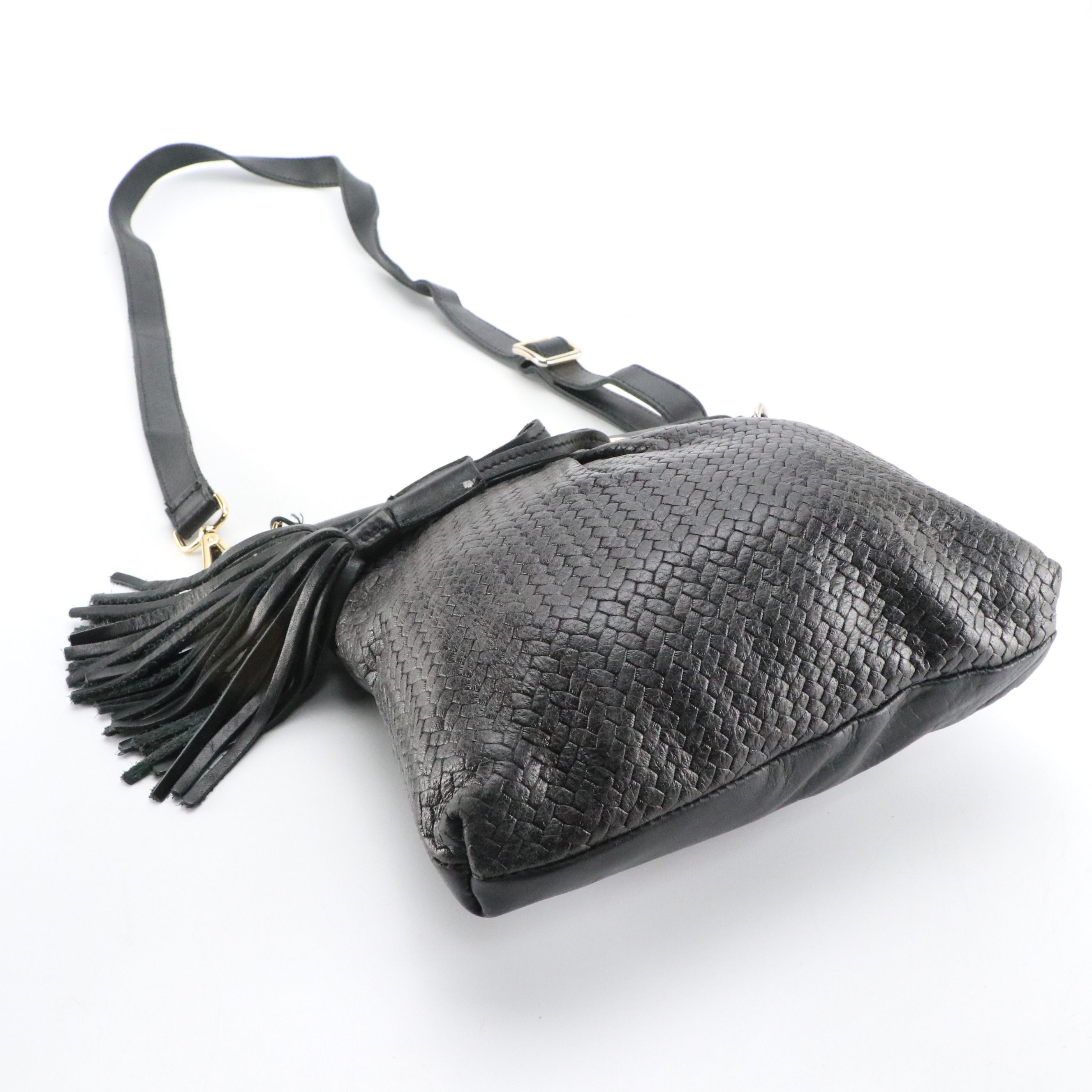 Perlina Brown Leather Sling Bag, Obag Rubber Top Handle Tote, Roots Crossbody