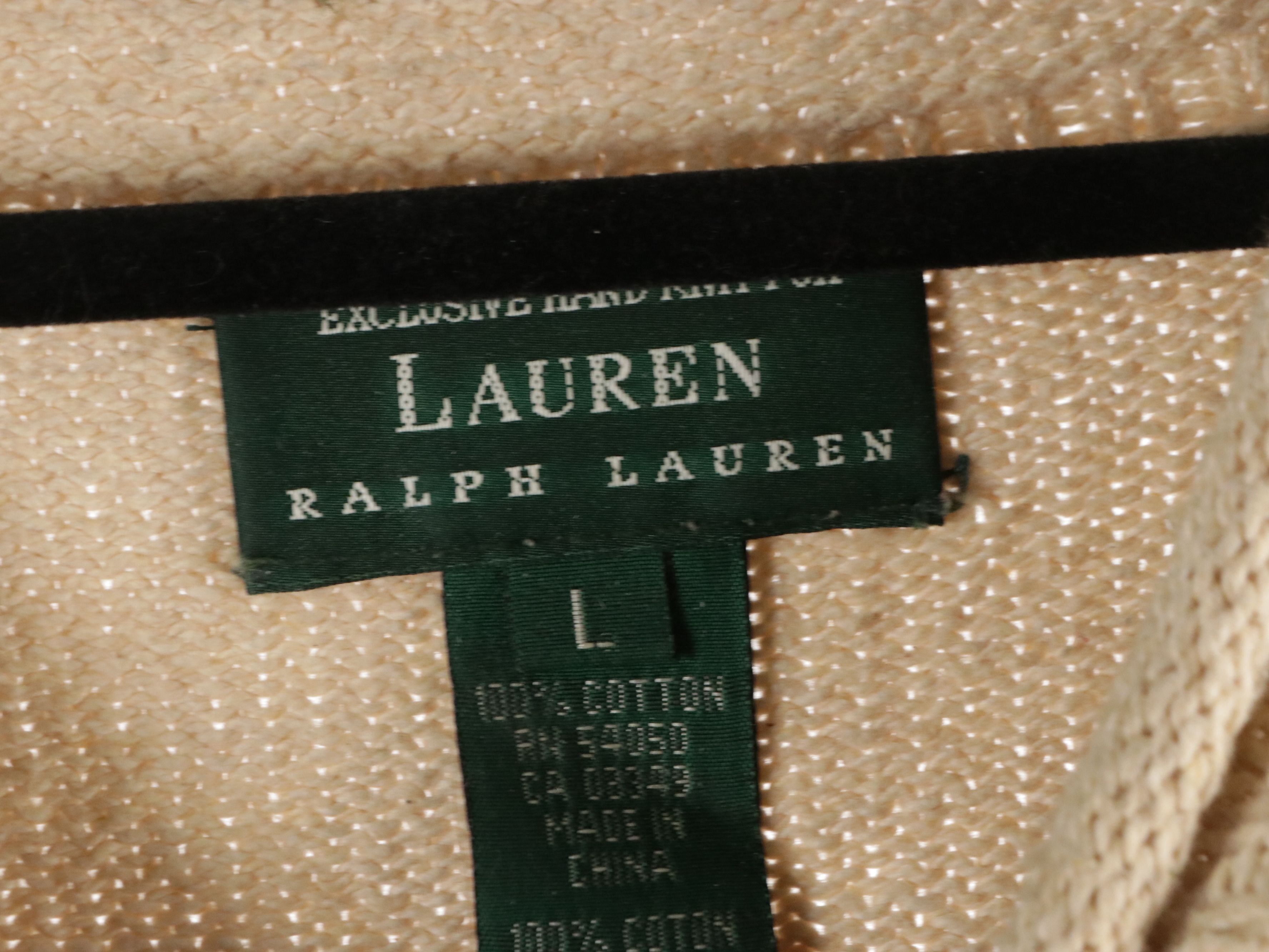 Lauren Ralph Lauren Printed Silk/Cashmere Zip Jacket, Wool and Cotton Sweaters