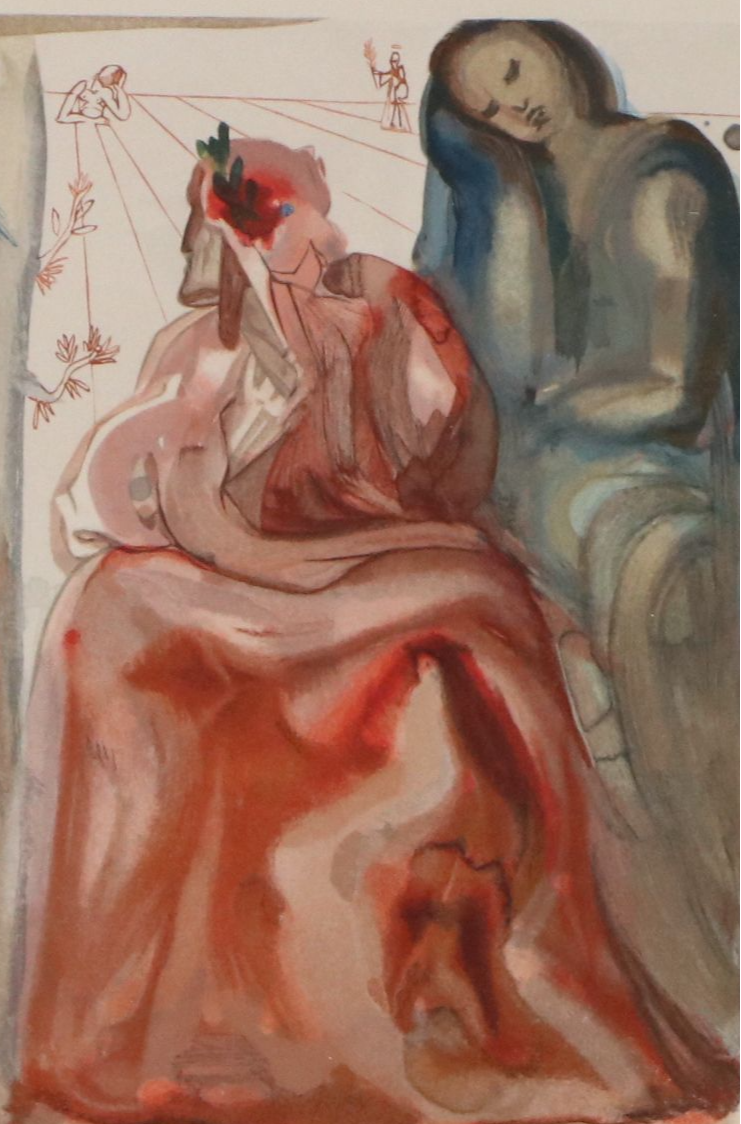 Salvador Dalí Wood Engraving "Le Paradis Terrestre," 1960 - 1964