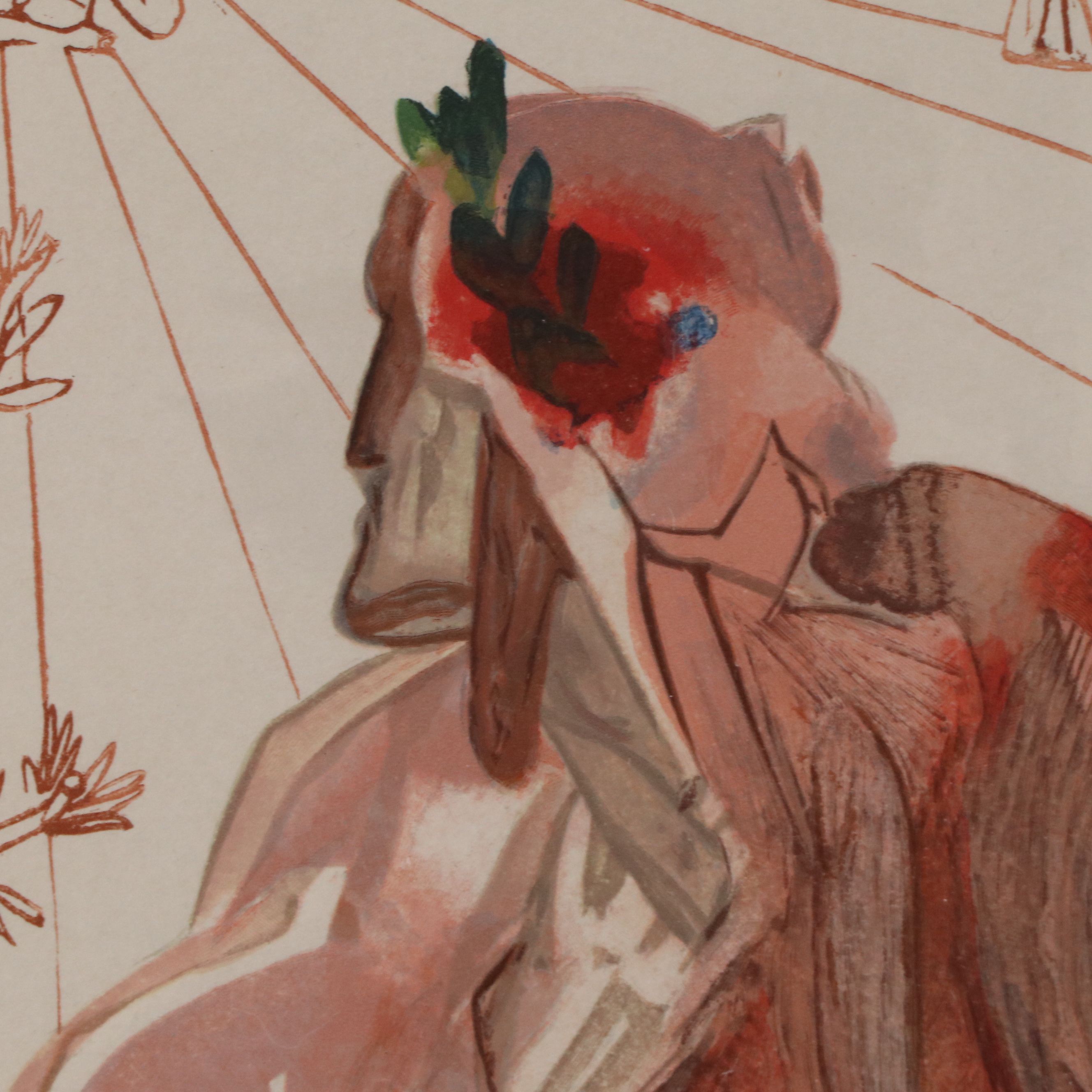 Salvador Dalí Wood Engraving "Le Paradis Terrestre," 1960 - 1964