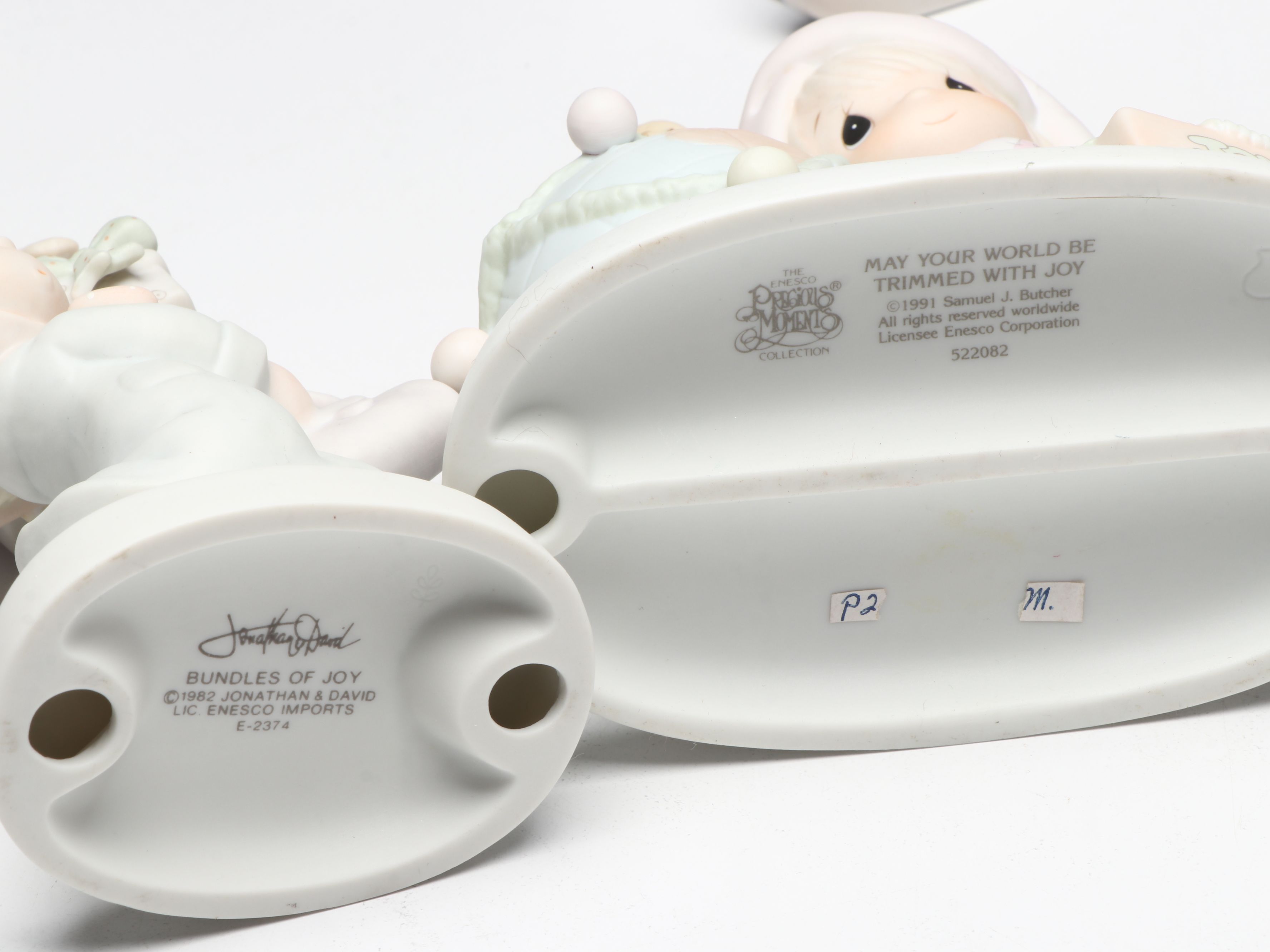 Enesco "Snow Man Like My Man" and More Porcelain Precious Moments Figurines