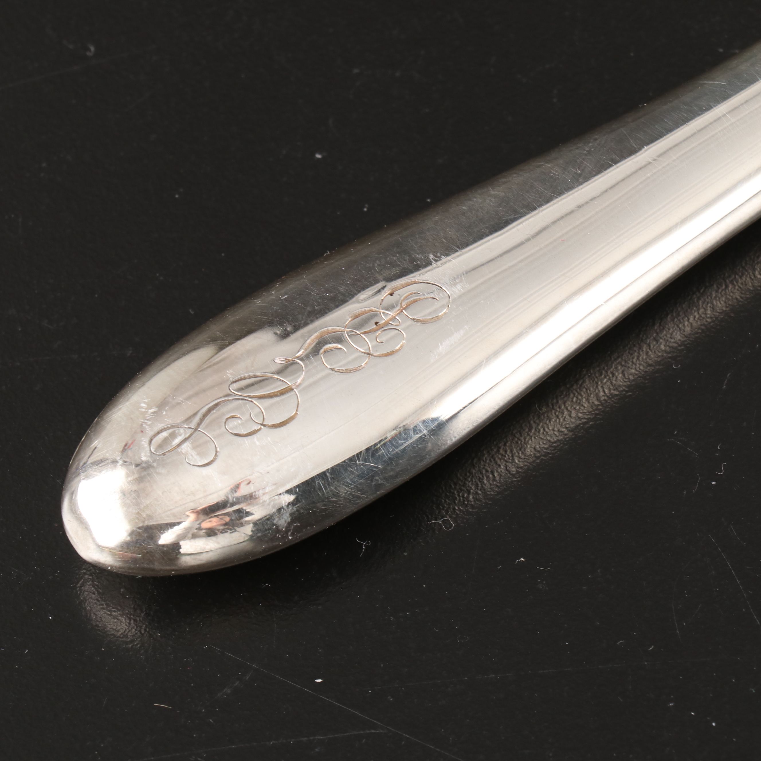 Reed & Barton Sterling Serving Spoon with Other Carving Set and Utensils