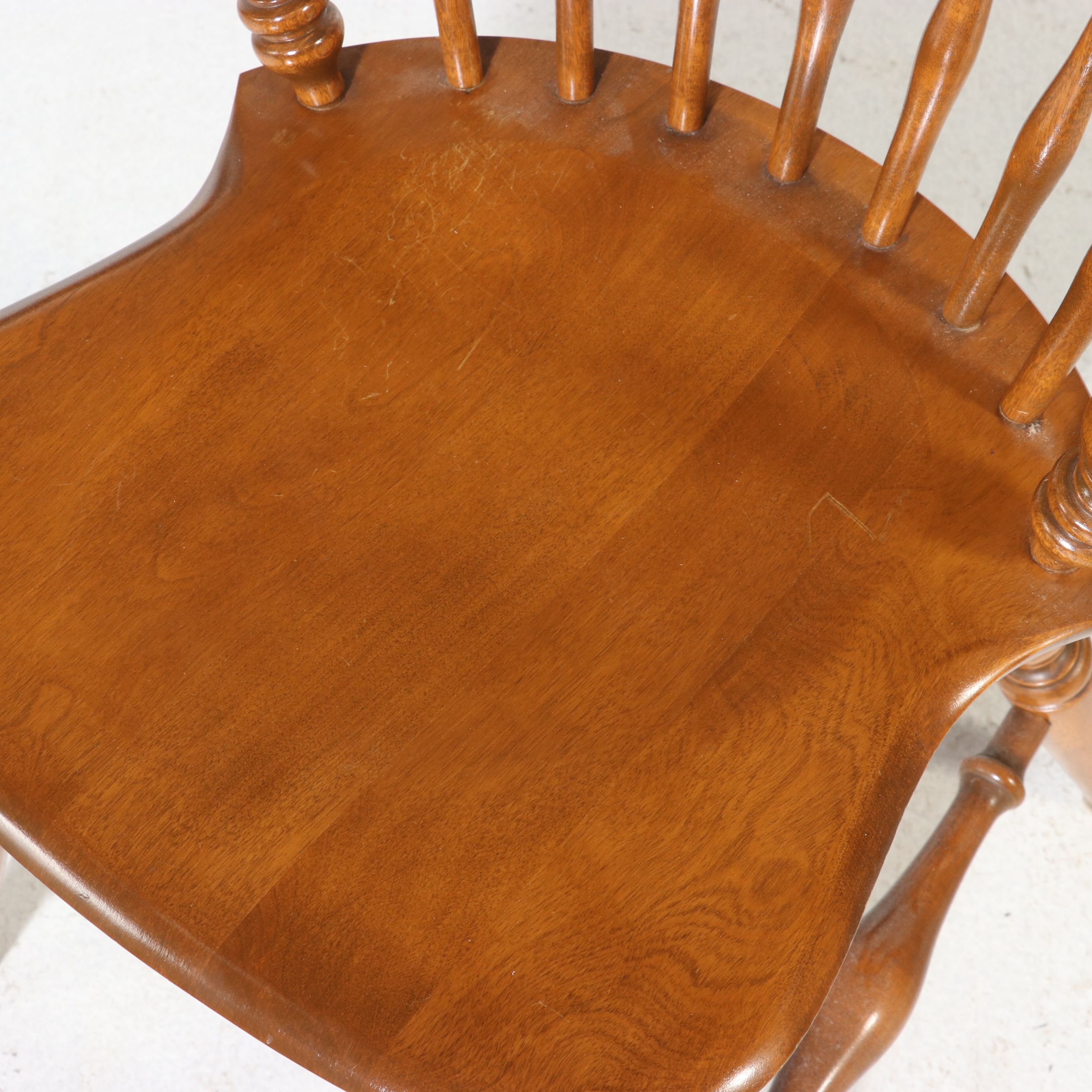 Ethan Allen by Baumritter Colonial Revival Style Six-Piece Maple Dining Set