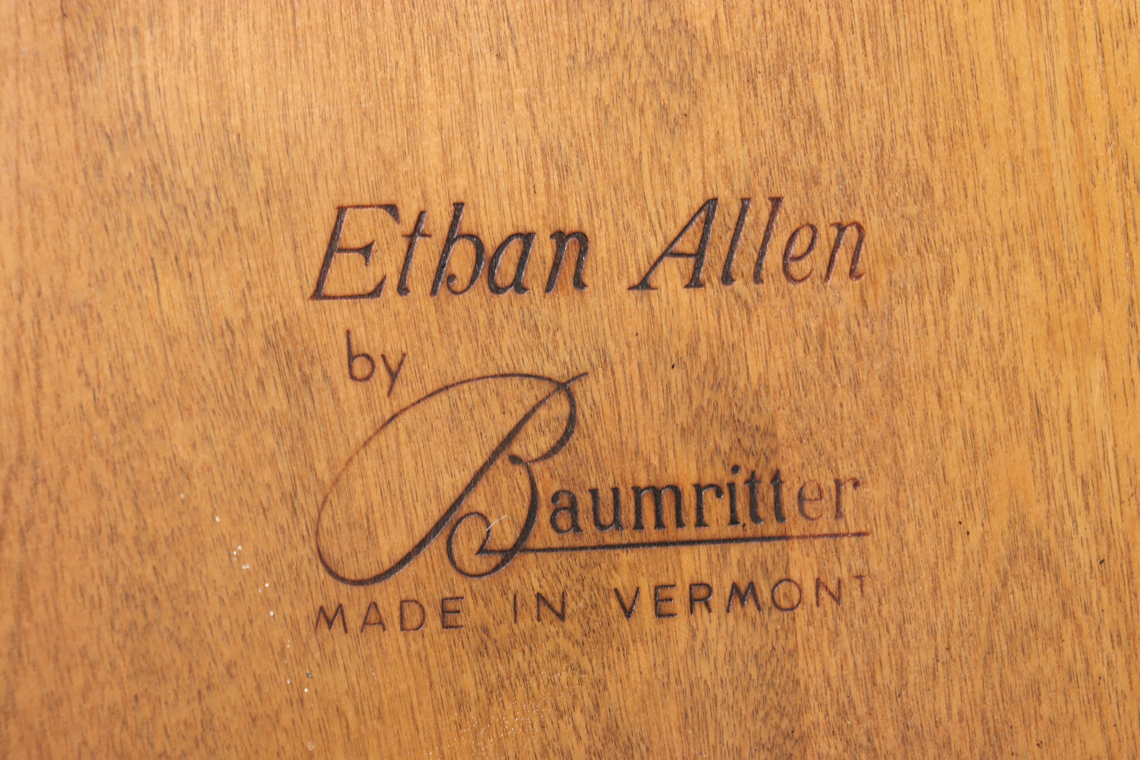 Ethan Allen by Baumritter Colonial Revival Style Six-Piece Maple Dining Set