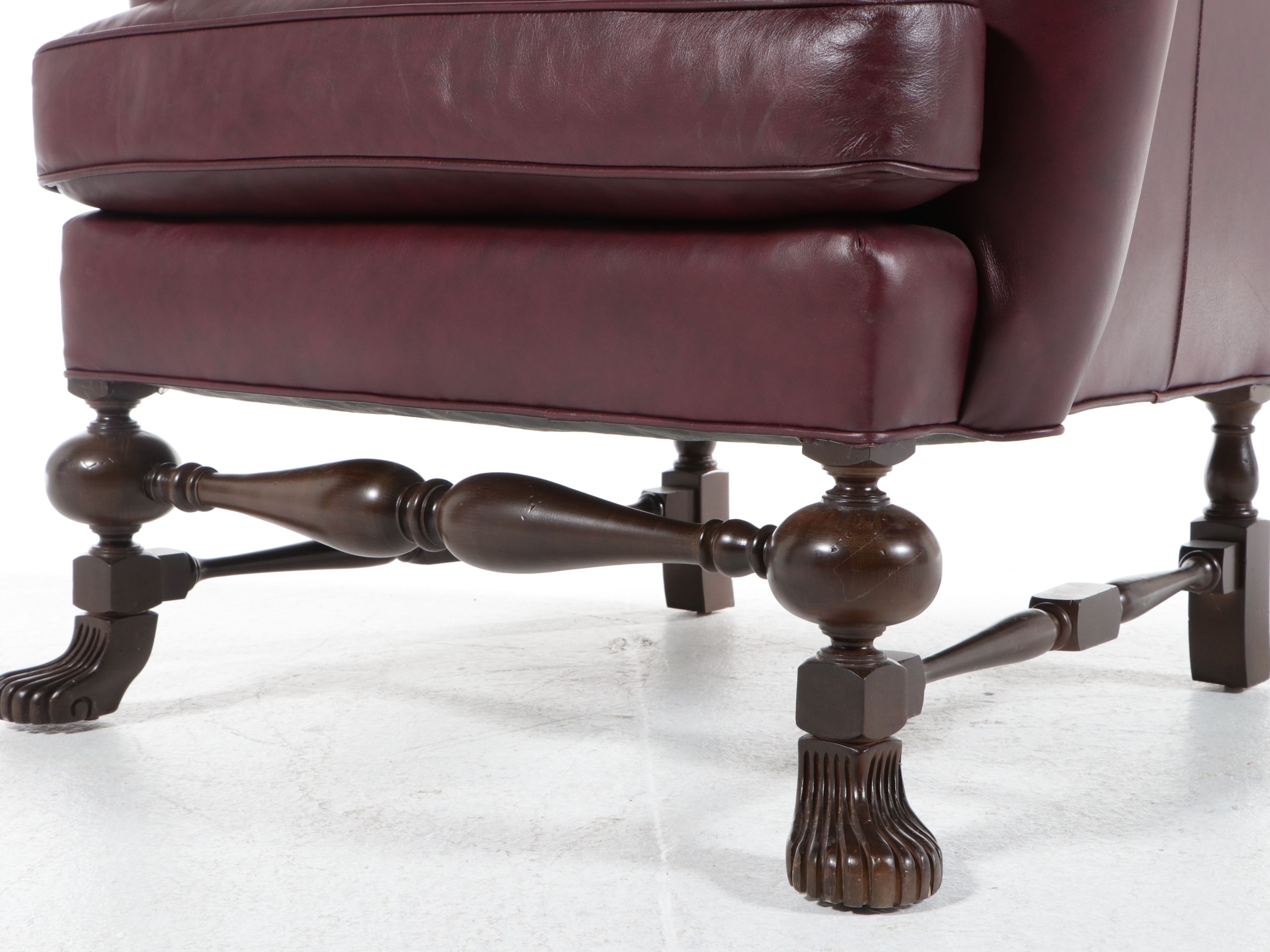 Pair of Lexington Furniture "Palmer Home Collection" Leather Armchairs