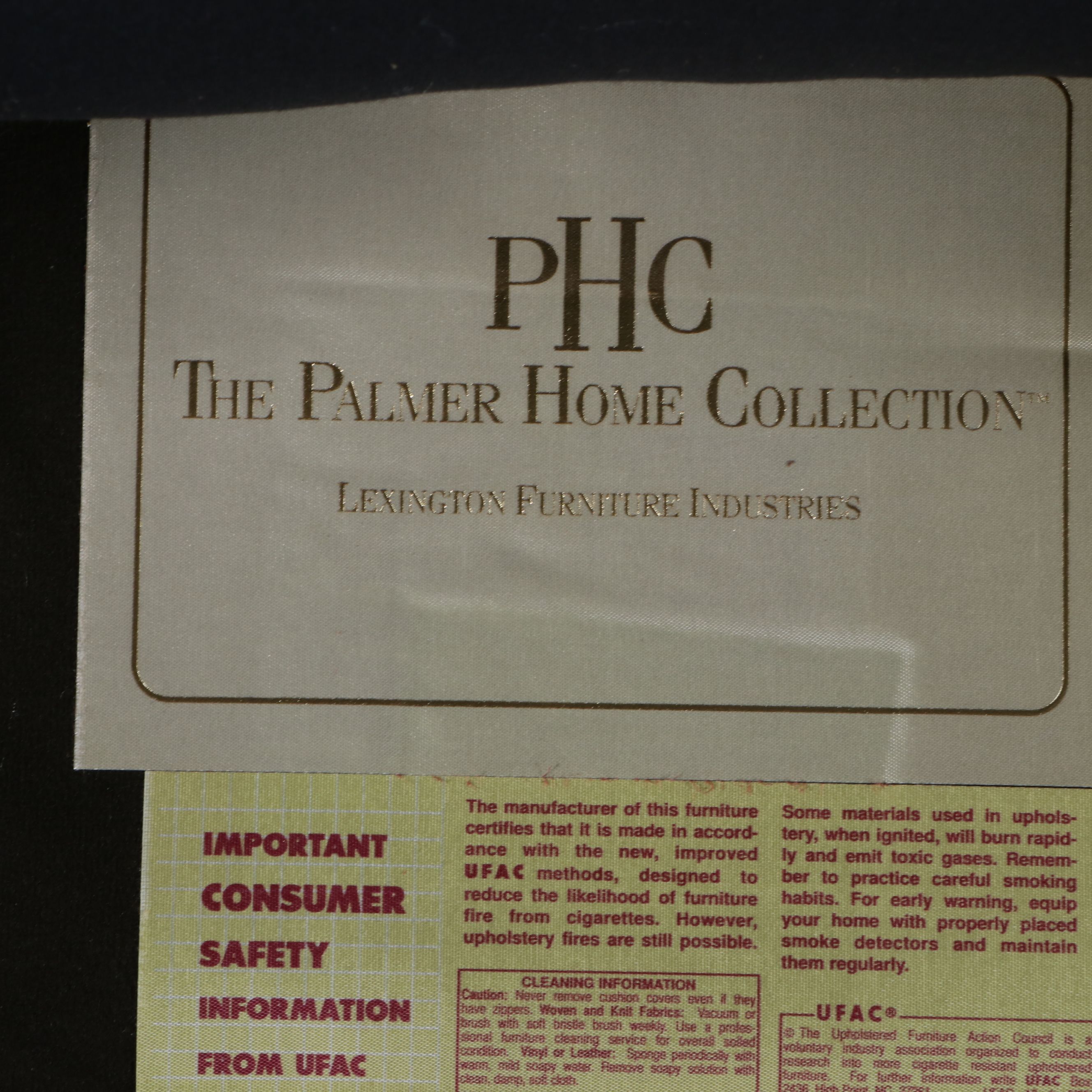 Pair of Lexington Furniture "Palmer Home Collection" Leather Armchairs